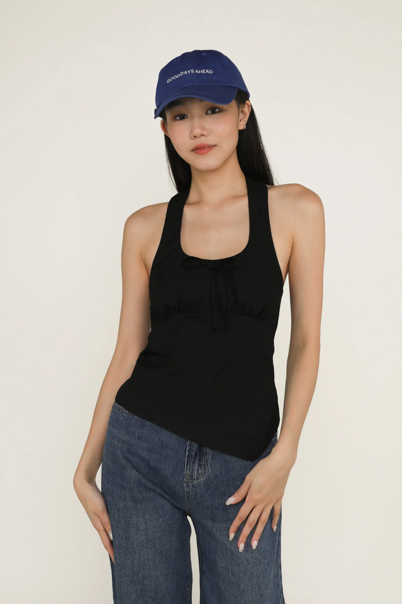 Kylene Asymmetrical Halter Top - Image 8