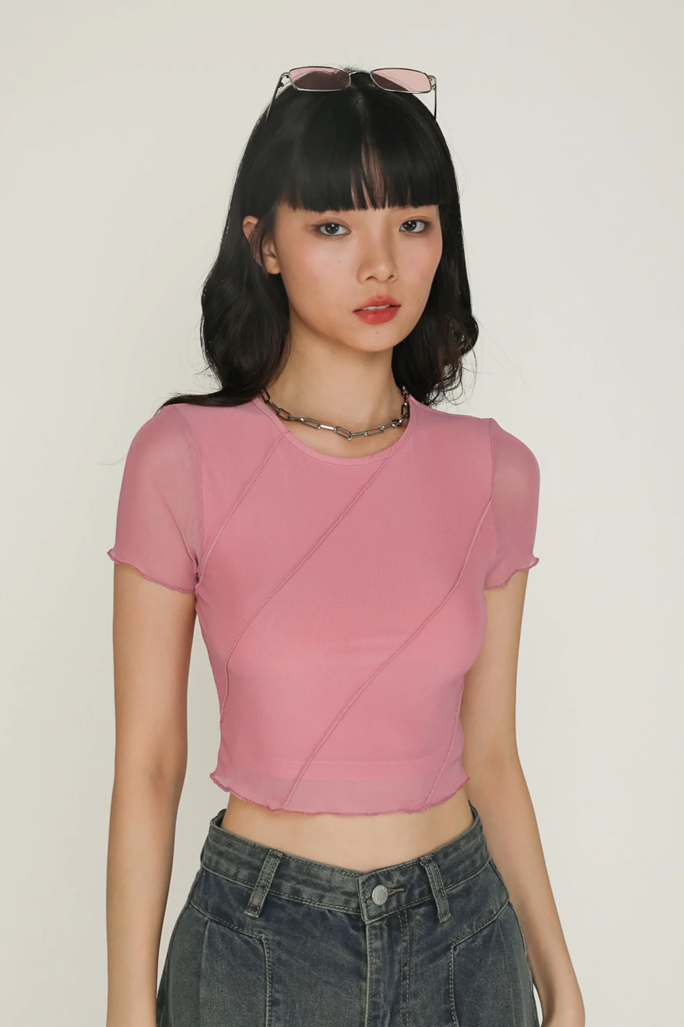 Kylin Mesh Sleeve Top - Image 9