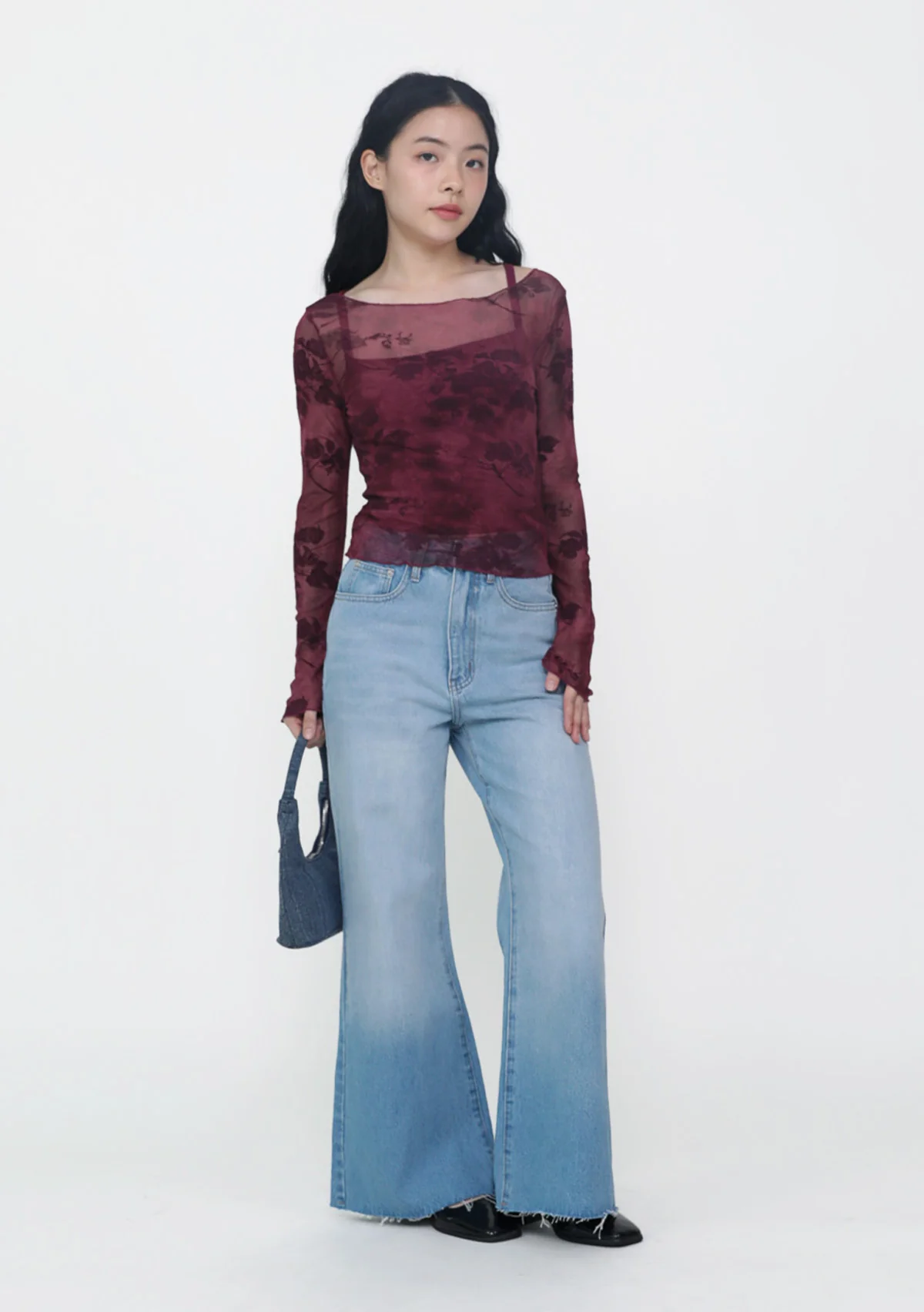 Arisa Lace Long Sleeve Top