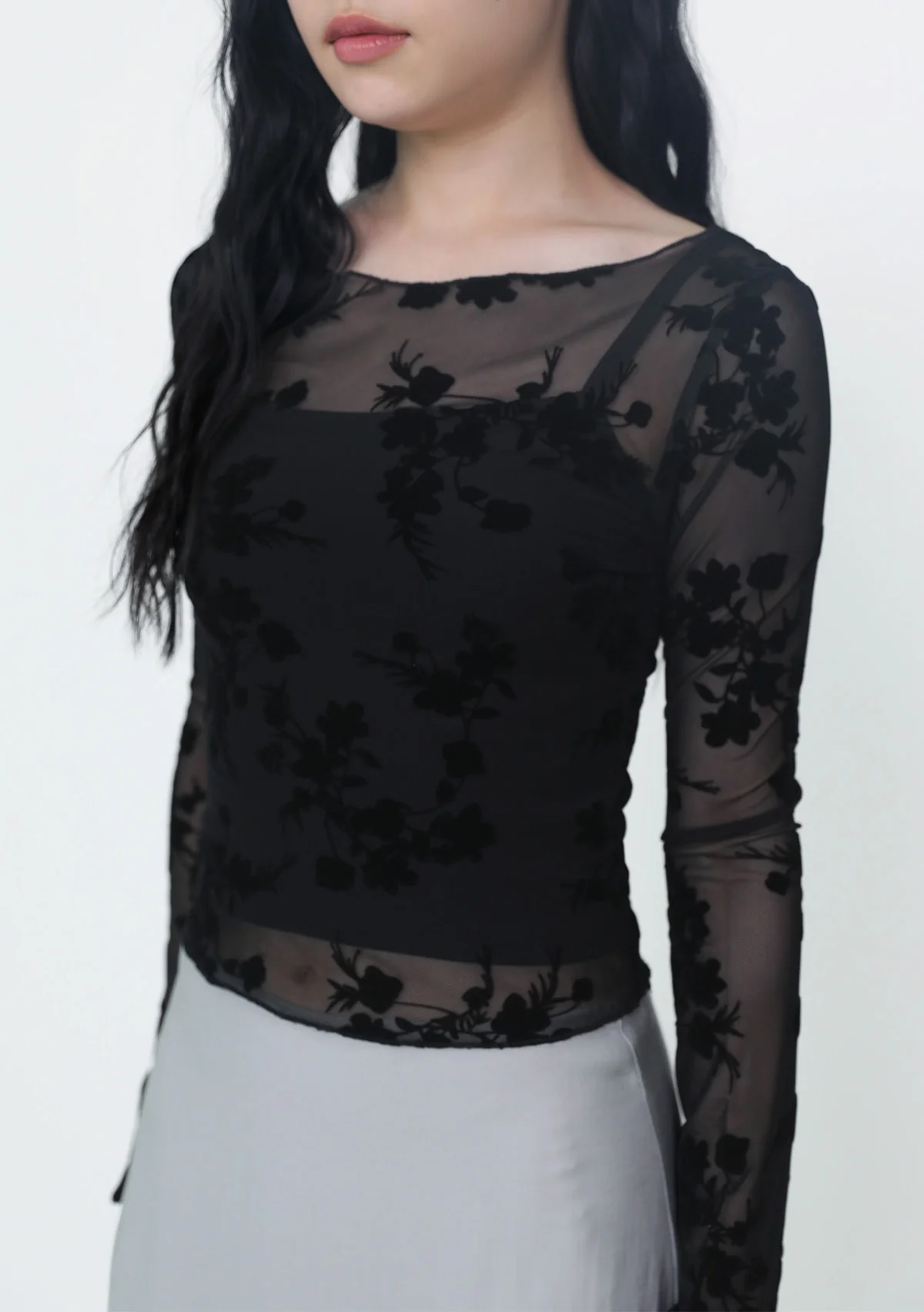 Arisa Lace Long Sleeve Top - Image 10