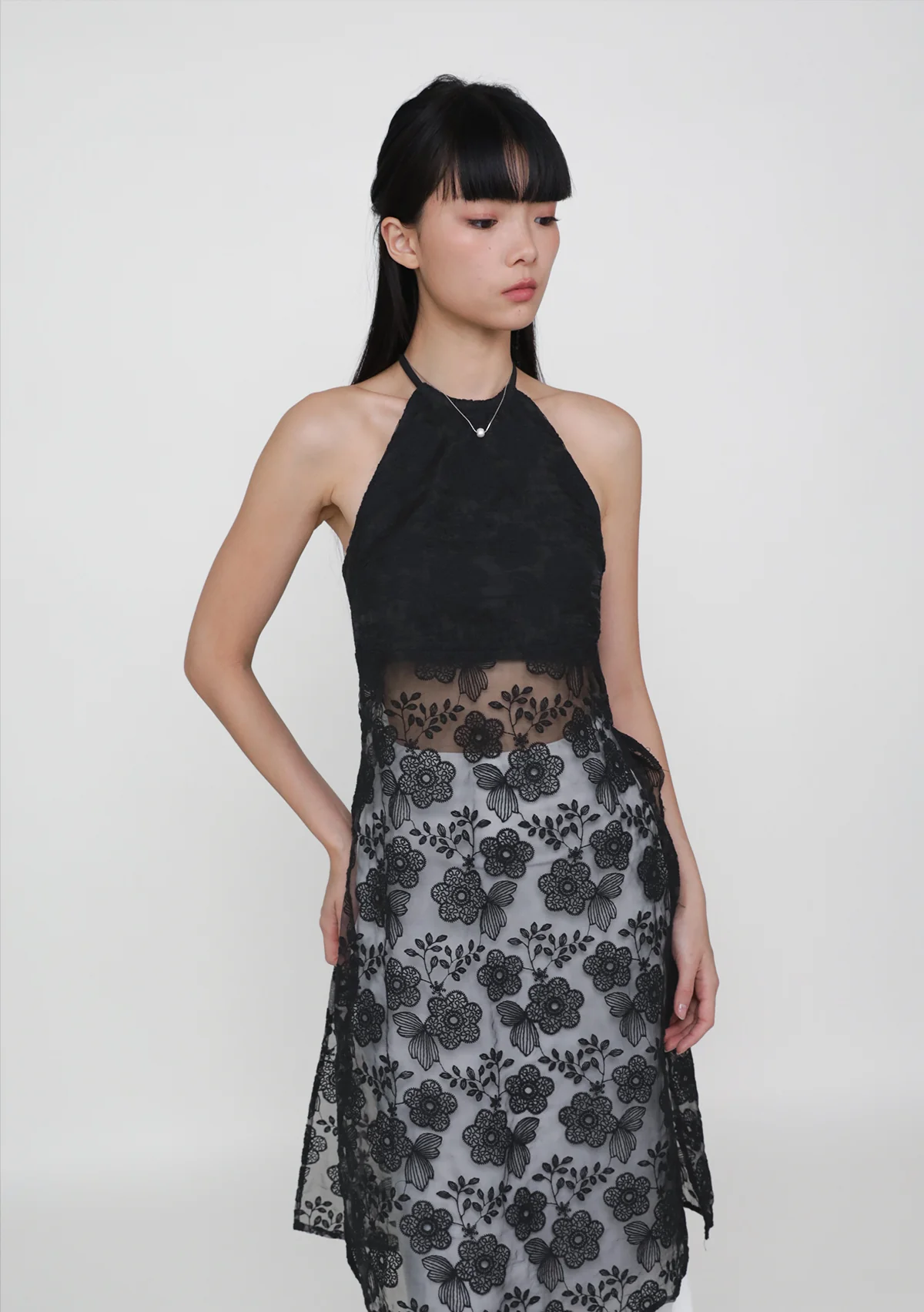 Venecia Lace Longline Top - Image 7