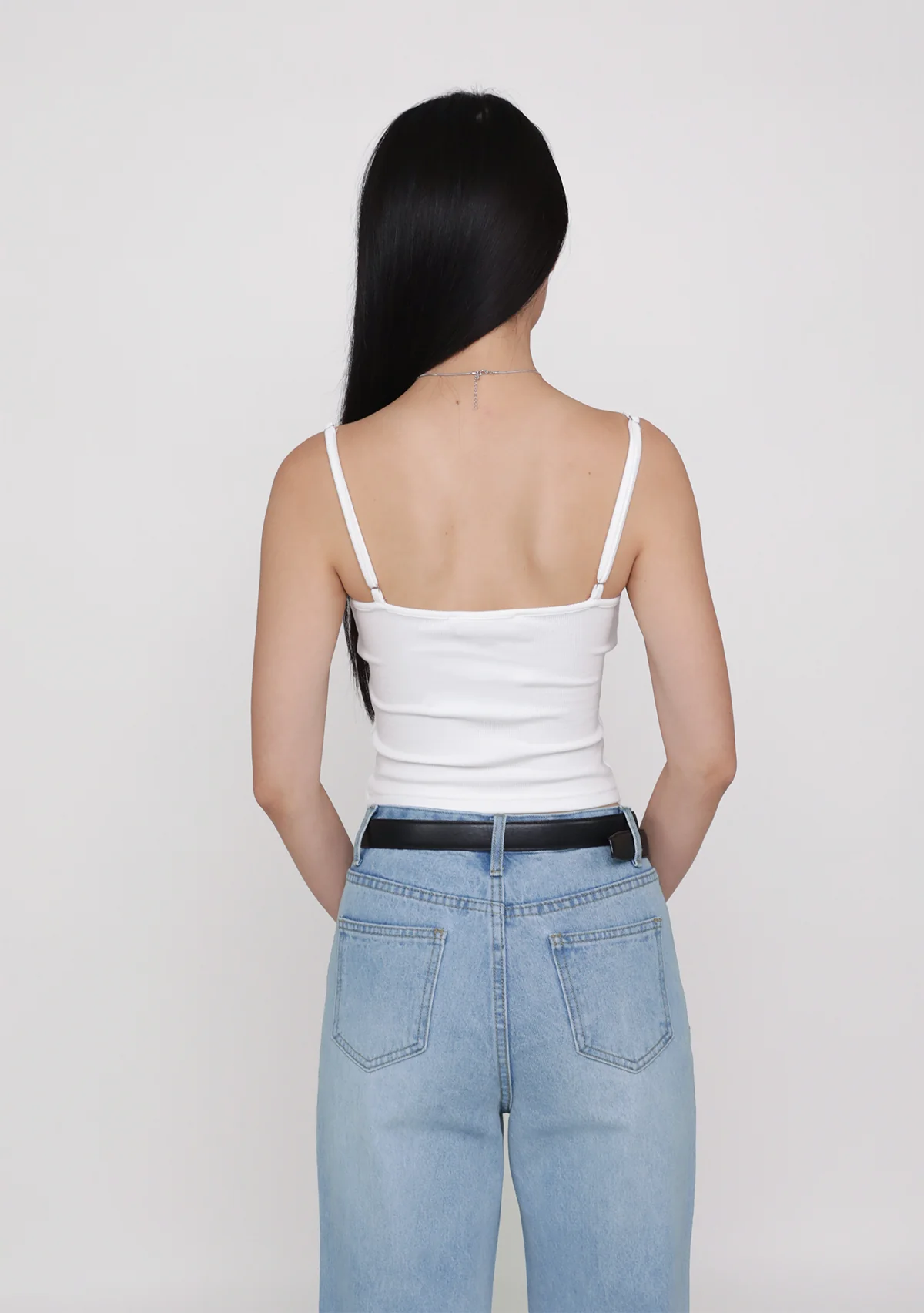 Katerina Lace Trim Spag Top - Image 15