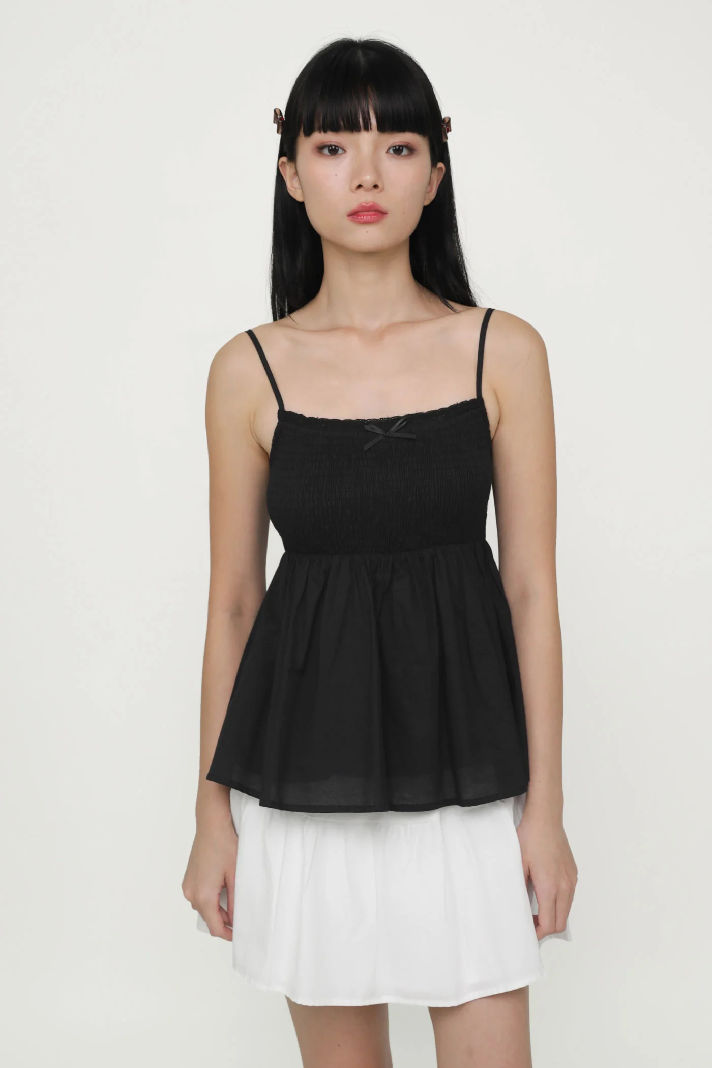 Laryn Lace Trim Babydoll Top - Image 12
