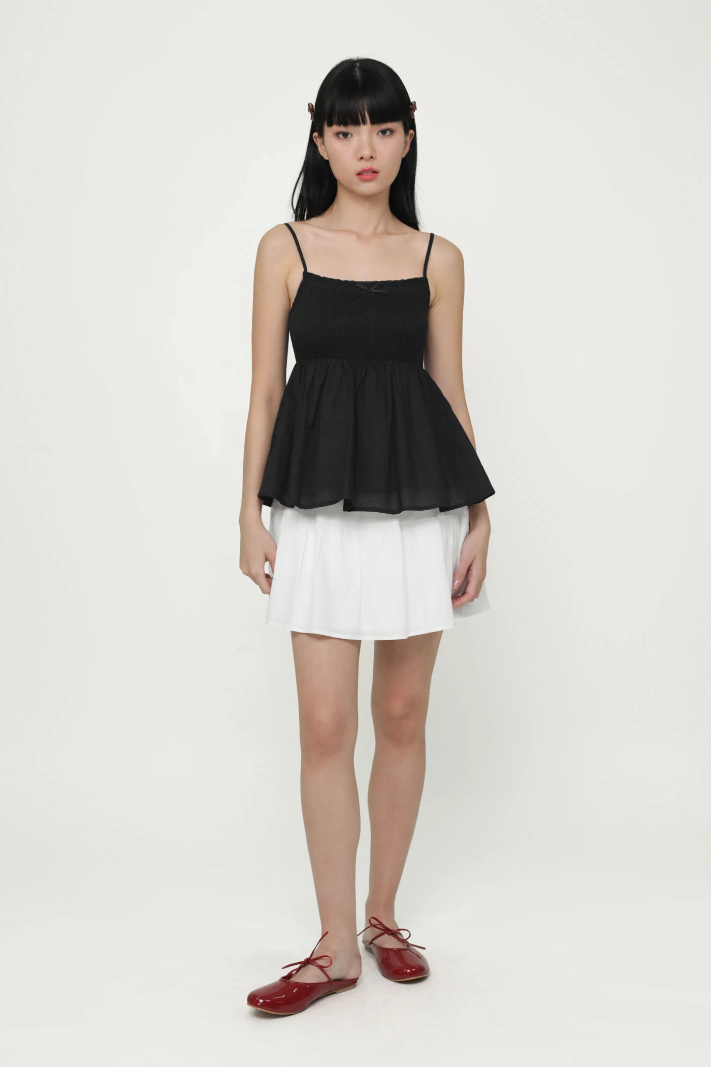 Laryn Lace Trim Babydoll Top - Image 13
