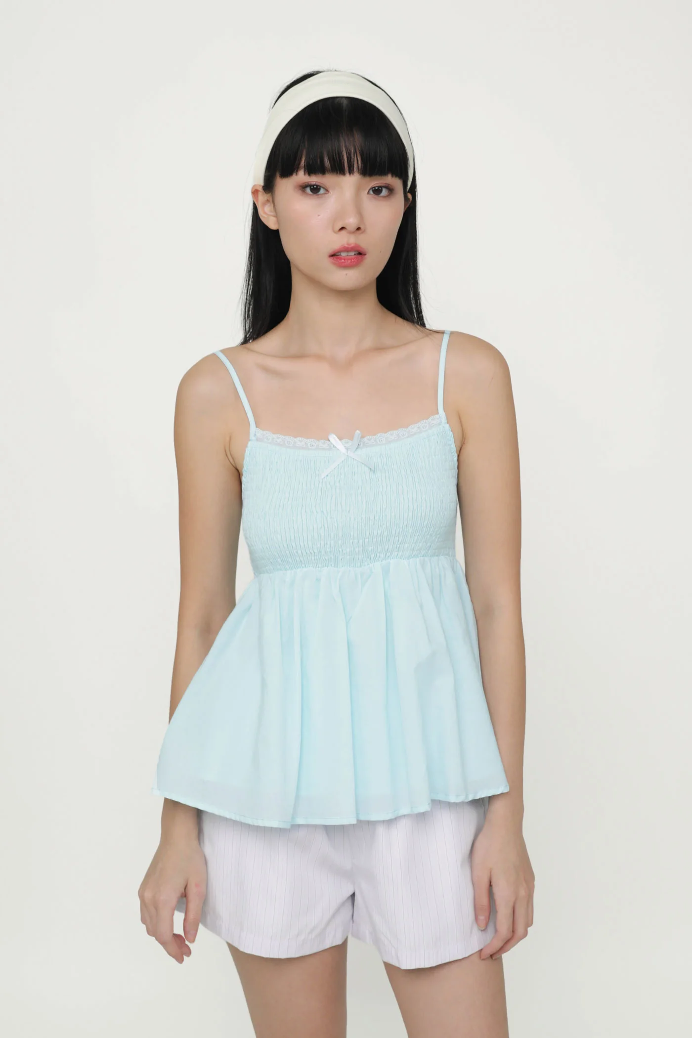Laryn Lace Trim Babydoll Top - Image 16
