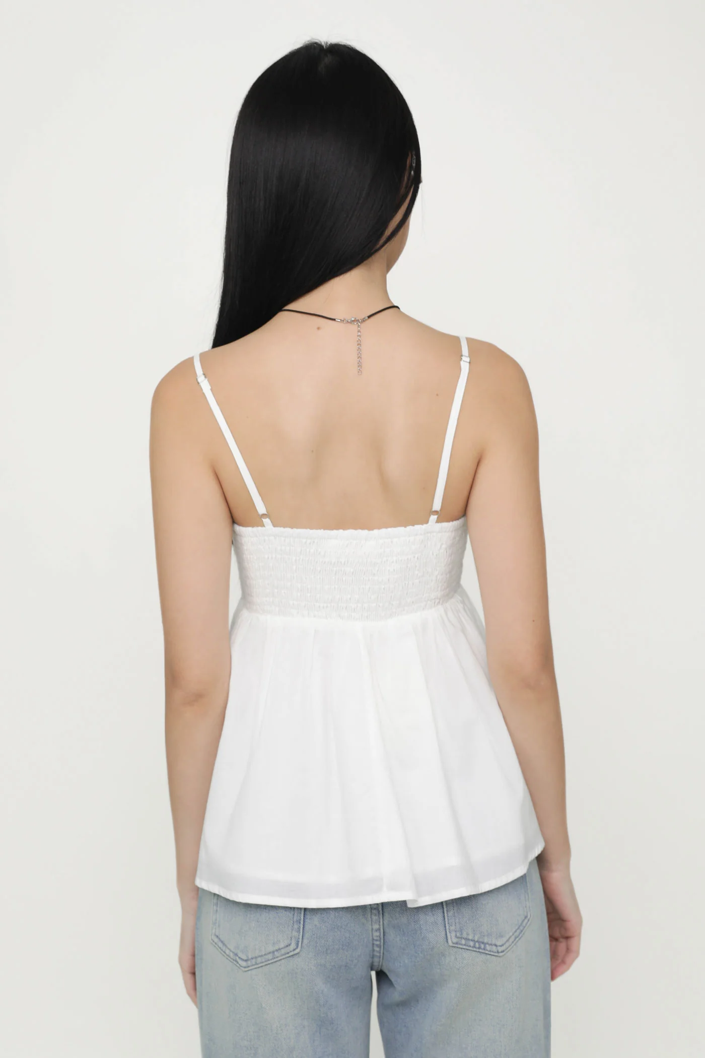 Laryn Lace Trim Babydoll Top - Image 7