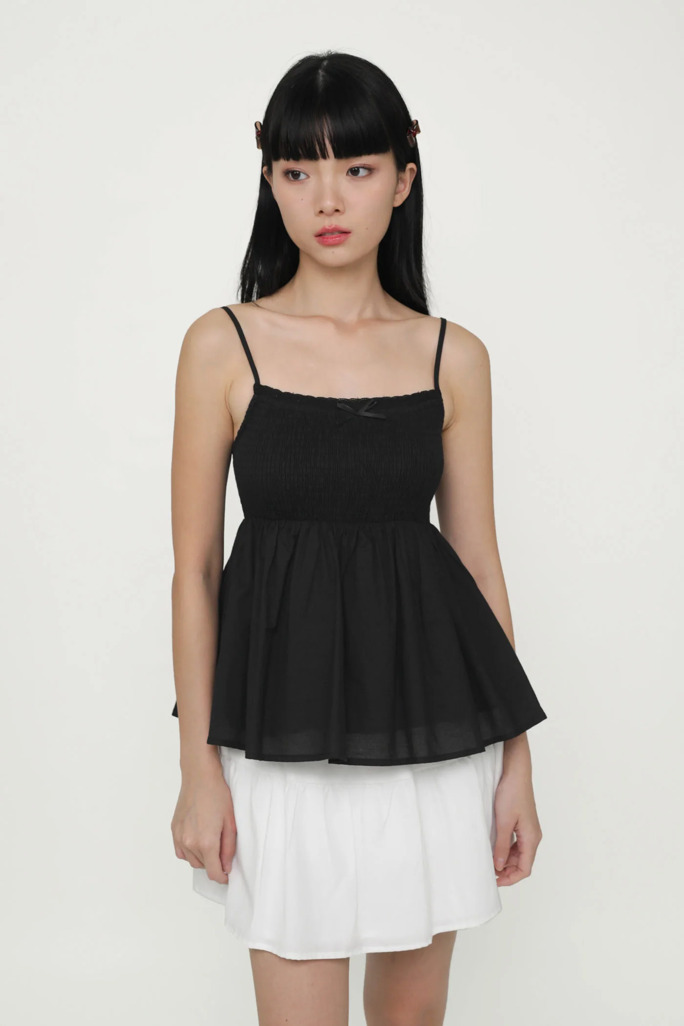 Laryn Lace Trim Babydoll Top - Image 8
