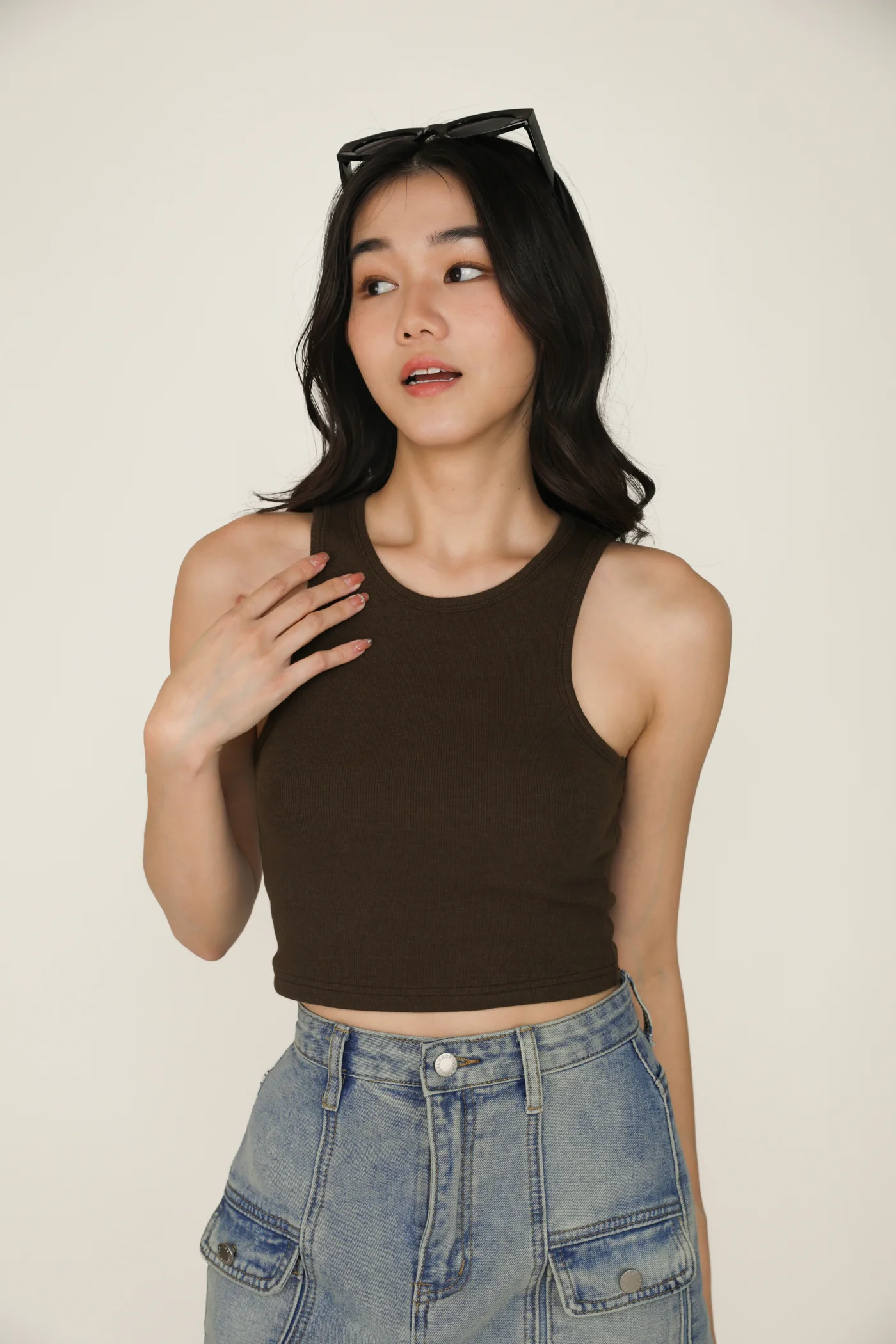 Laurie Racercut Padded Top - Image 19