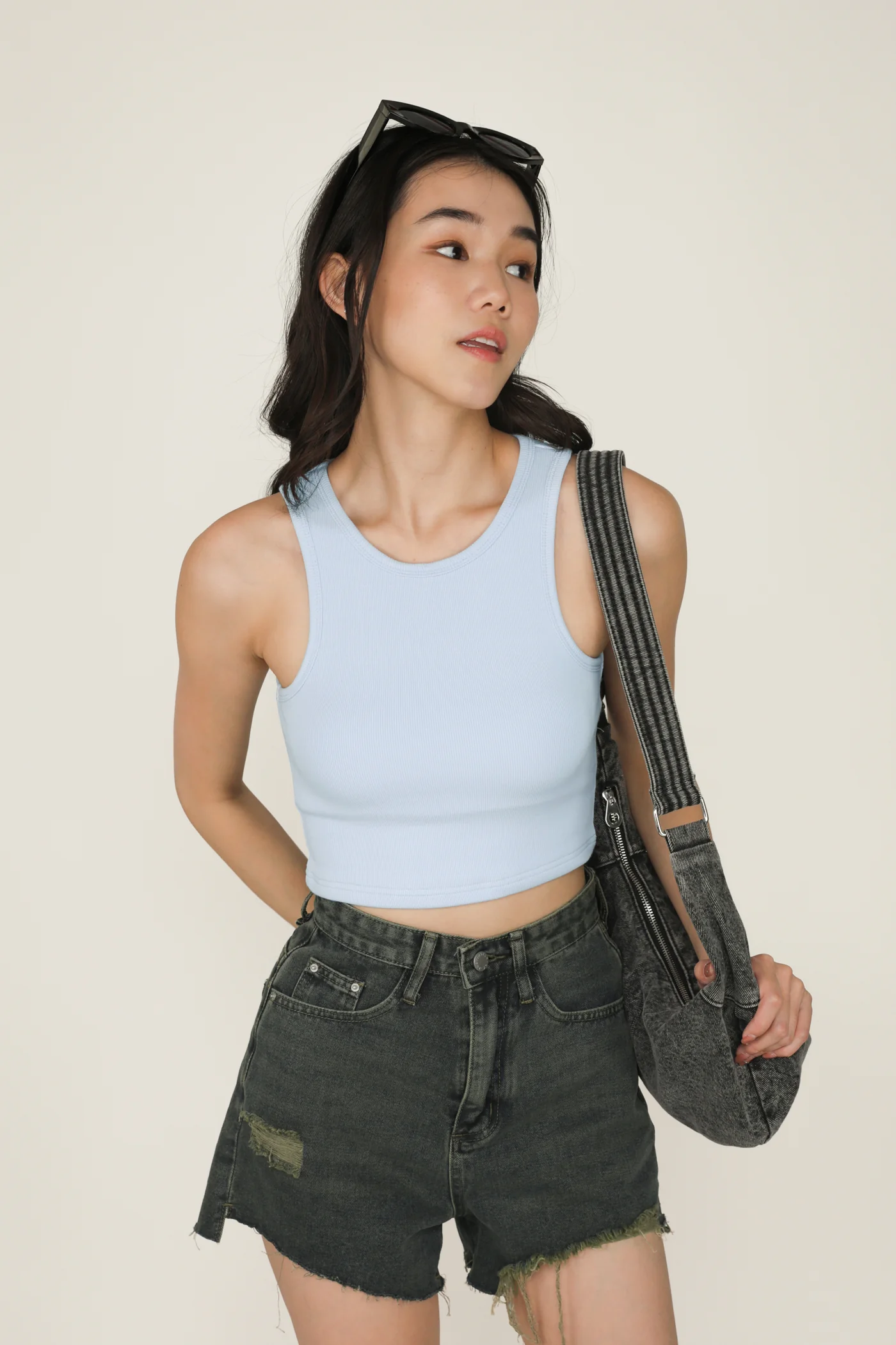 Laurie Racercut Padded Top - Image 31