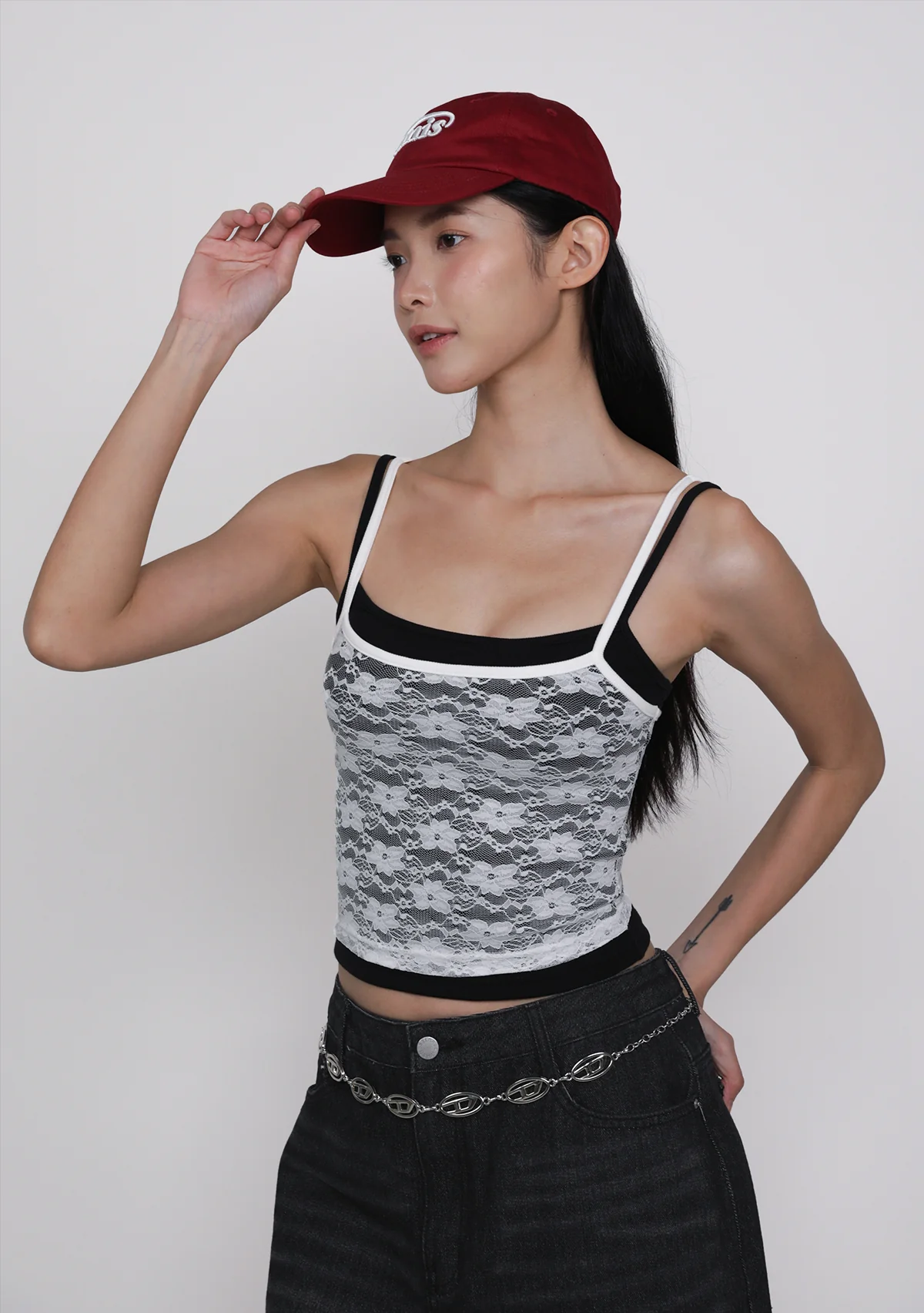 Moxie Layered Lace Top - Image 5