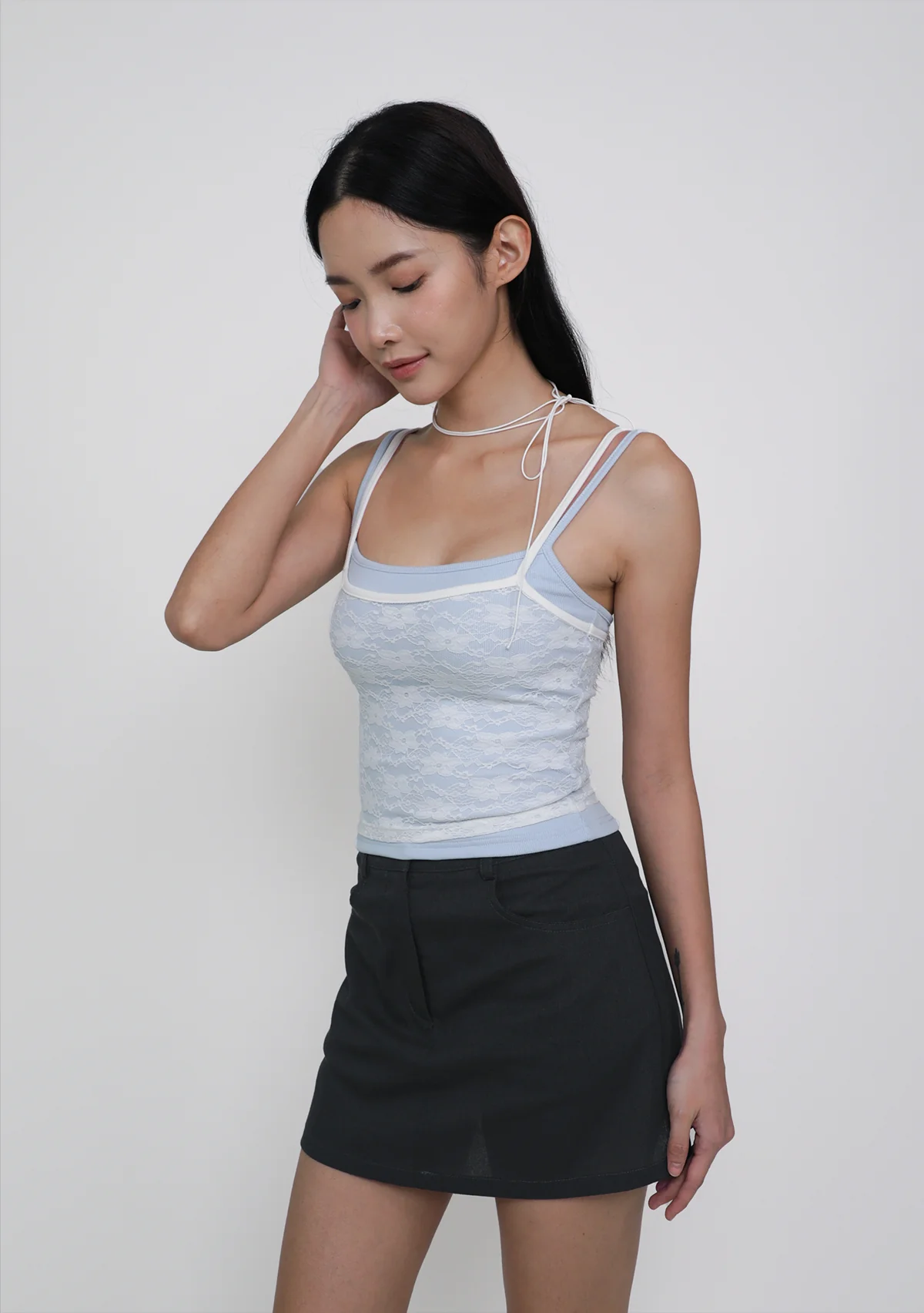 Moxie Layered Lace Top - Image 9