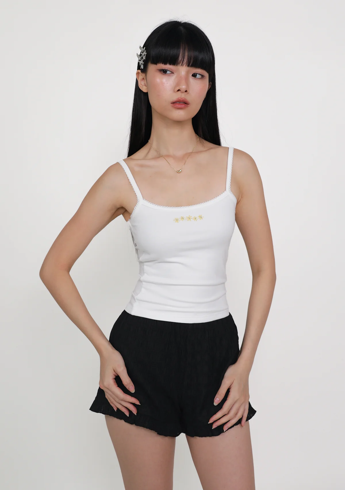 Ledell Embroidery Padded Top - Image 15