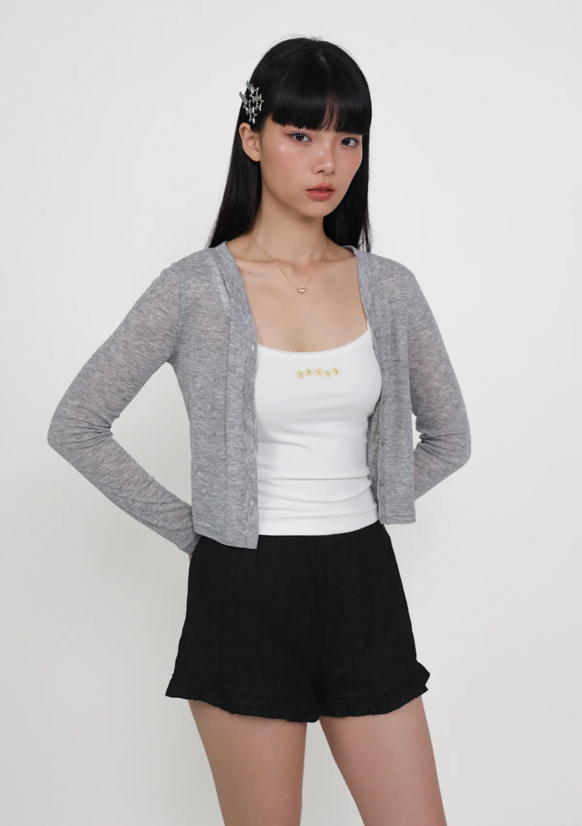 Ledell Embroidery Padded Top - Image 2