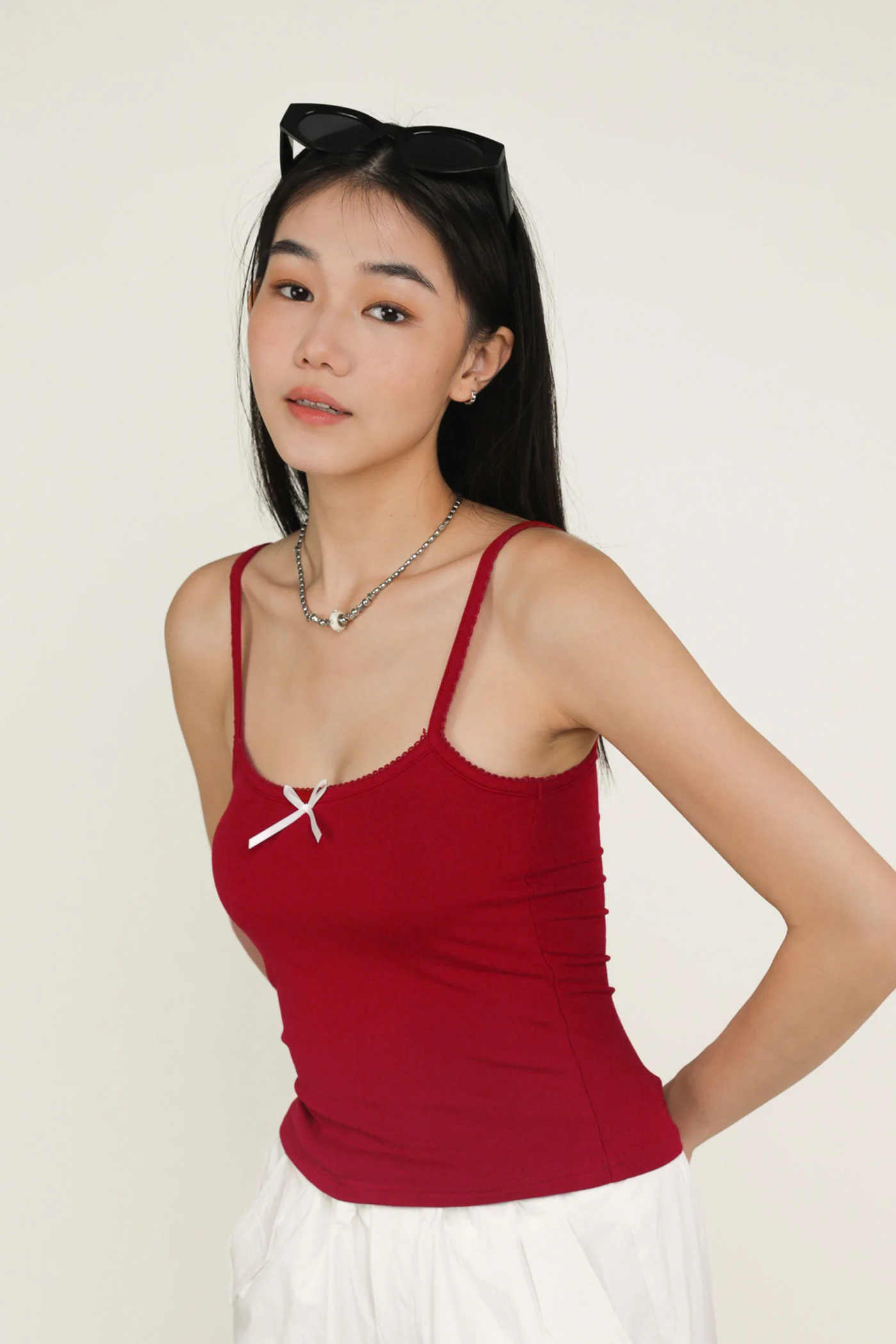 Leith Ribbon Padded Top - Image 37