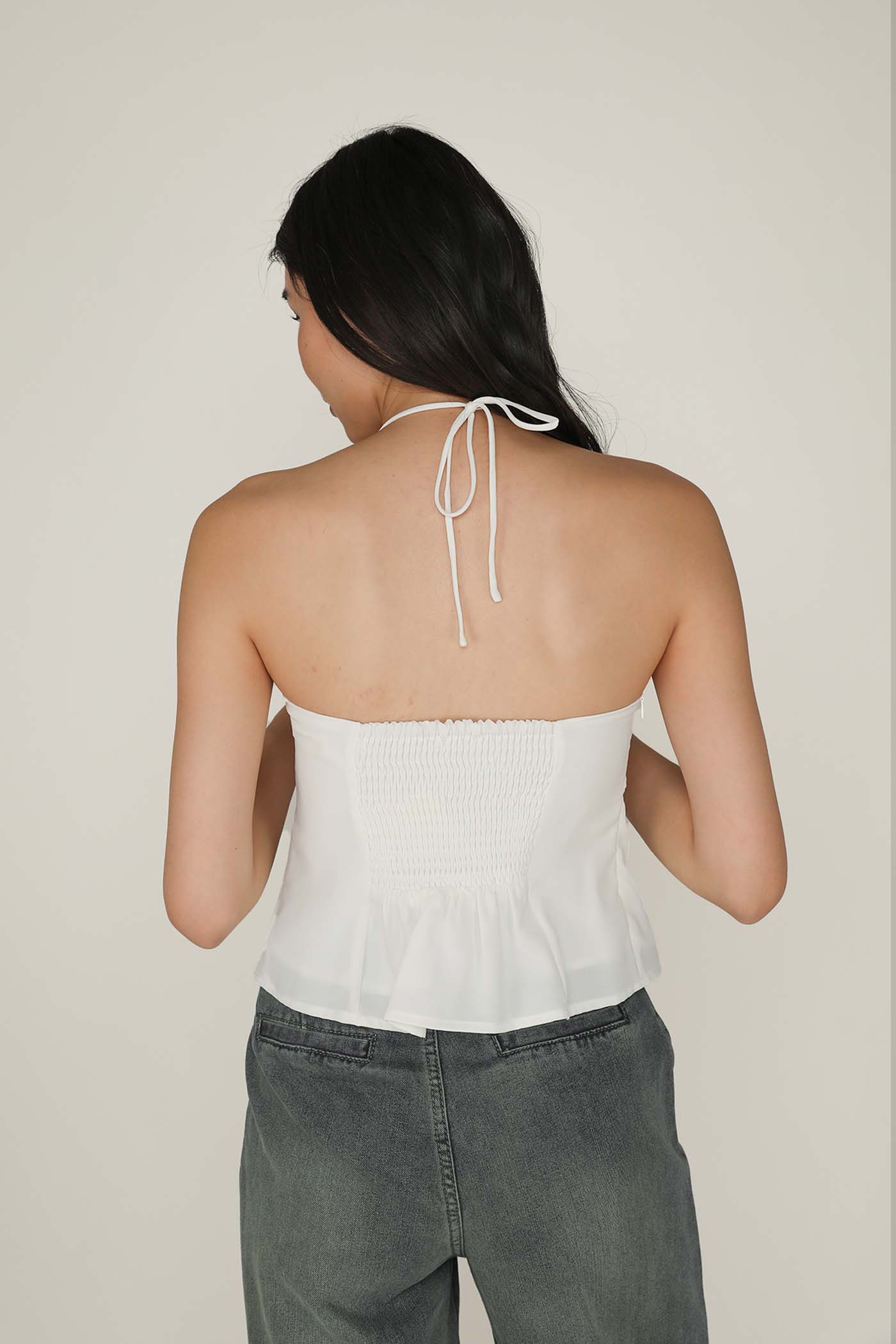 Leni Drawstring Babydoll Top - Image 12