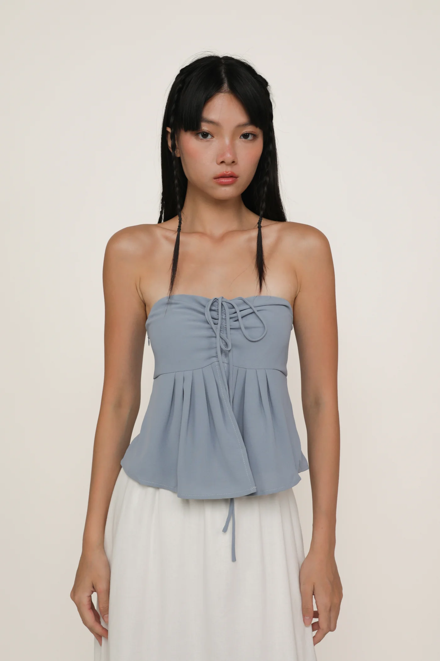 Leni Drawstring Babydoll Top - Image 32