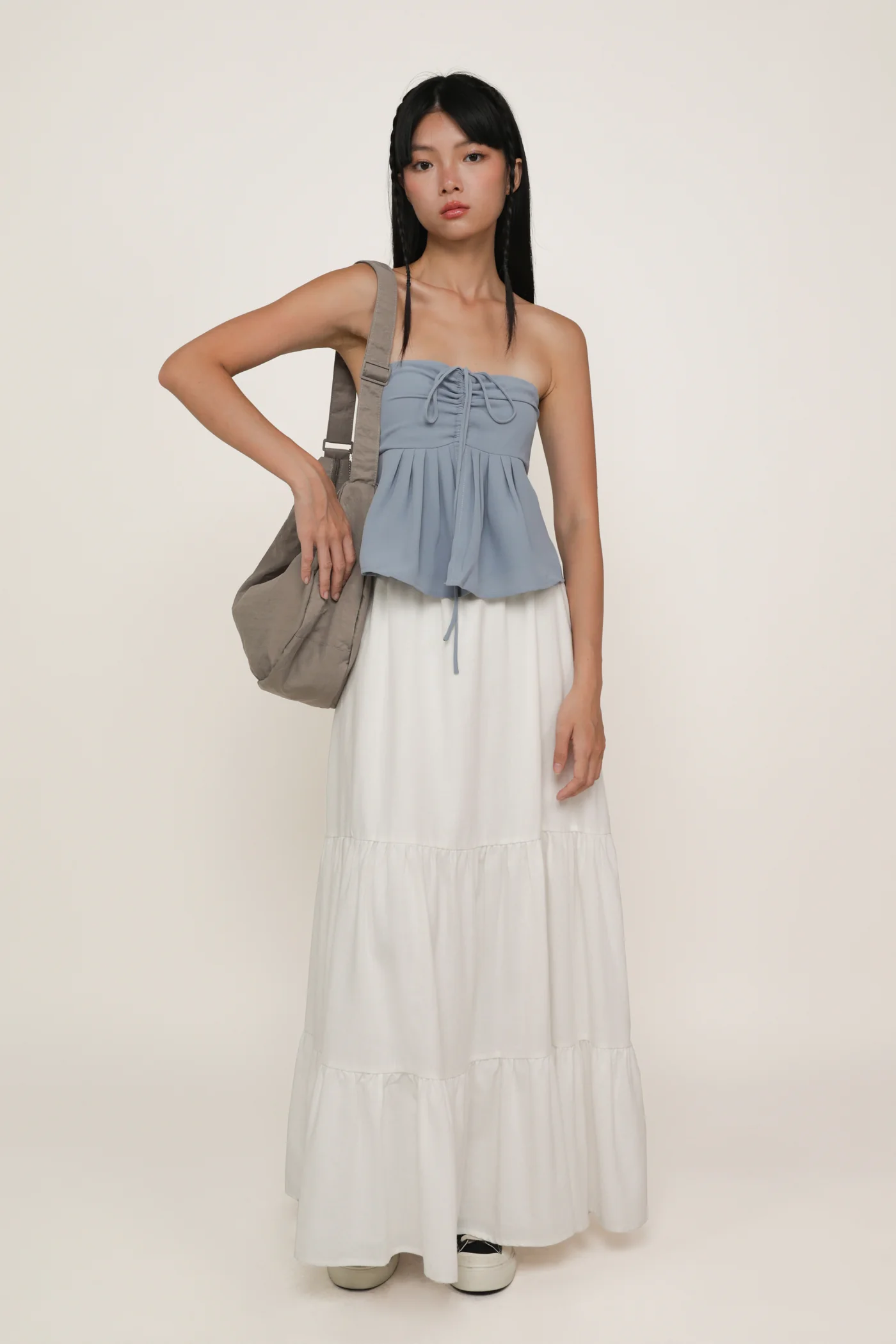 Leni Drawstring Babydoll Top - Image 35