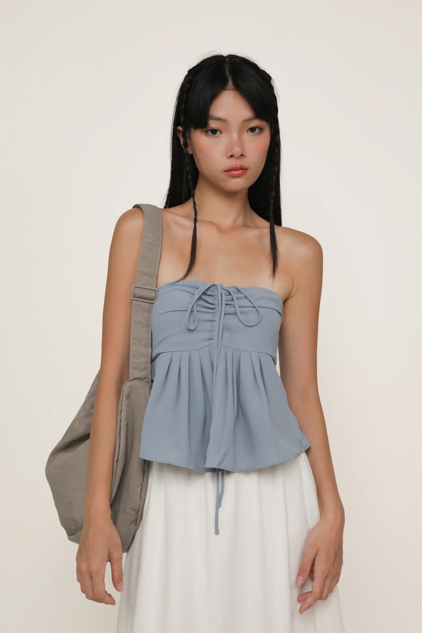 Leni Drawstring Babydoll Top - Image 5