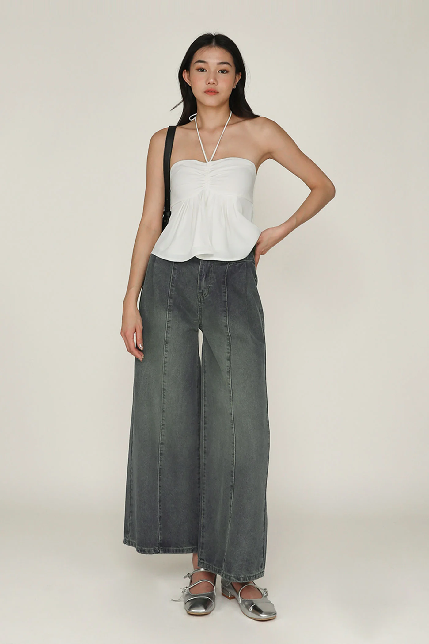 Leni Drawstring Babydoll Top - Image 7