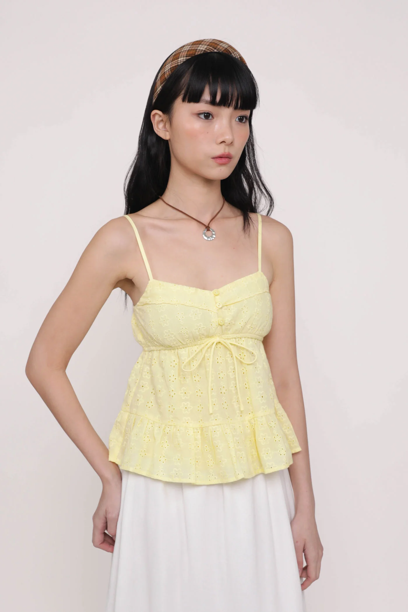 Lenora Eyelet Babydoll Top (Eyelet) - Image 10