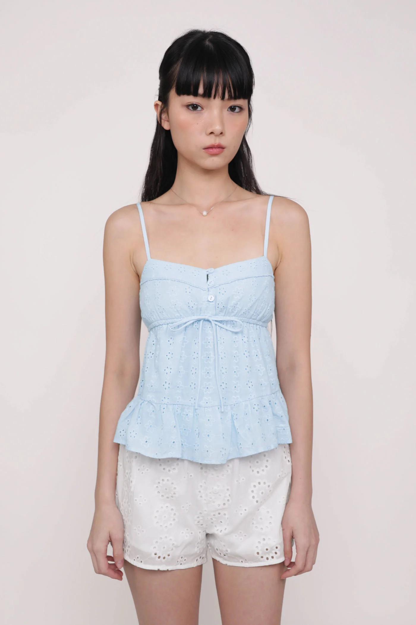 Lenora Eyelet Babydoll Top (Eyelet) - Image 11