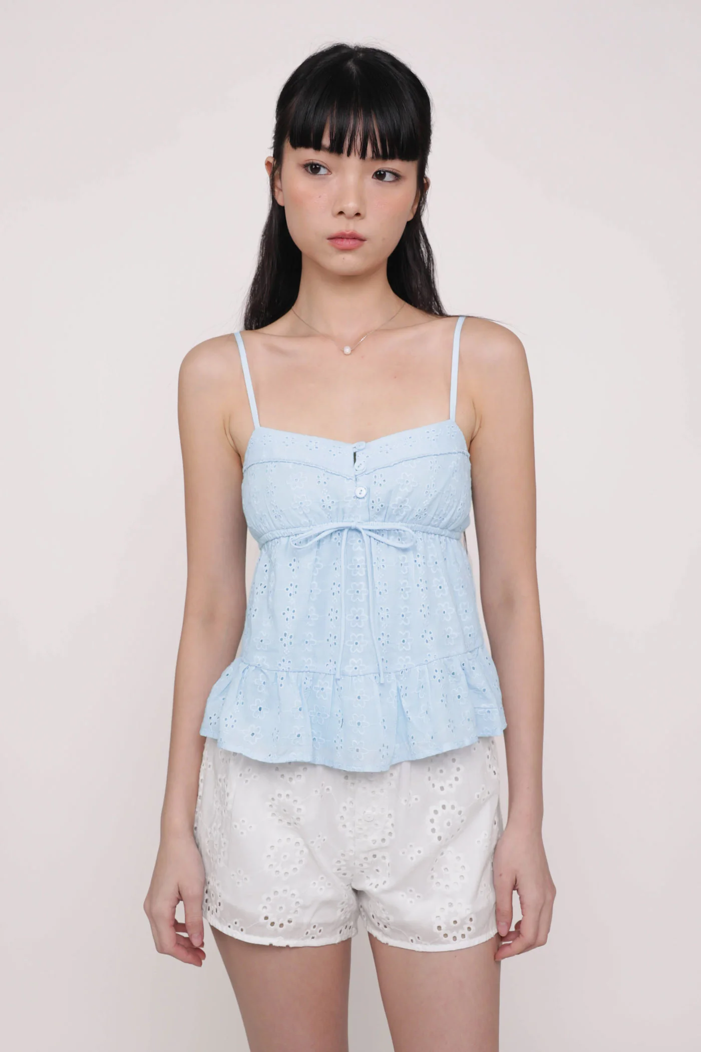 Lenora Eyelet Babydoll Top (Eyelet) - Image 13