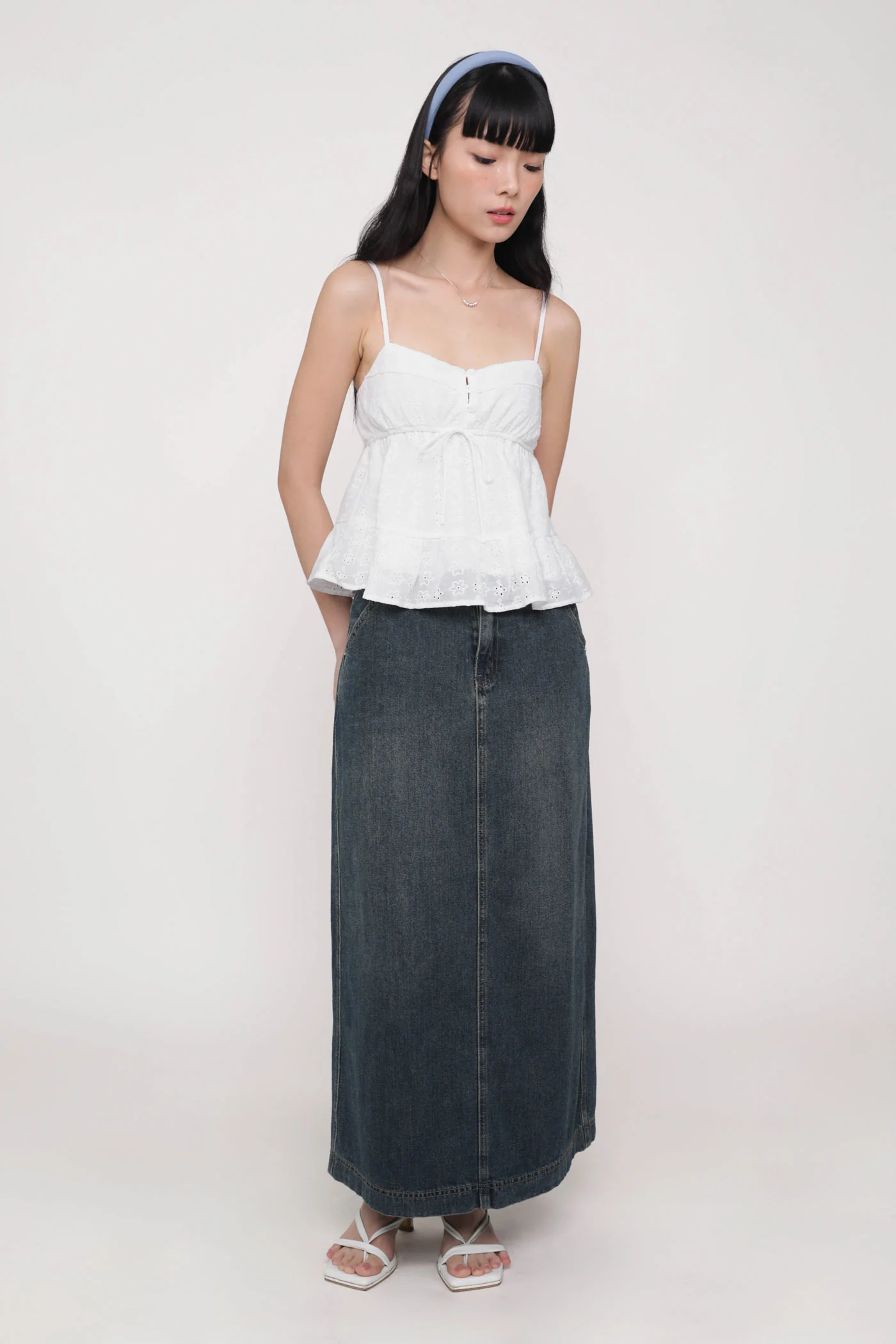 Lenora Eyelet Babydoll Top (Eyelet) - Image 19
