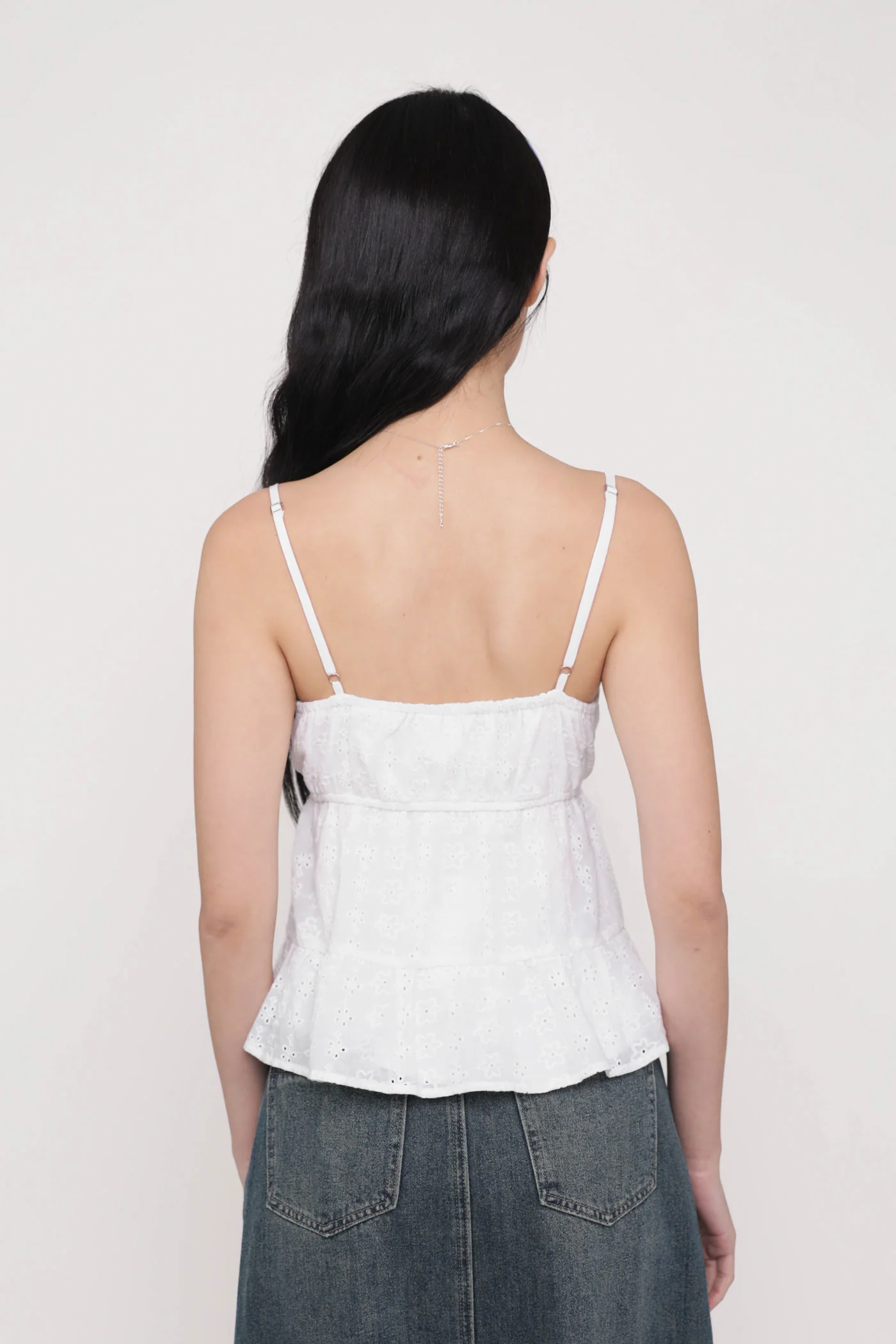 Lenora Eyelet Babydoll Top (Eyelet) - Image 20