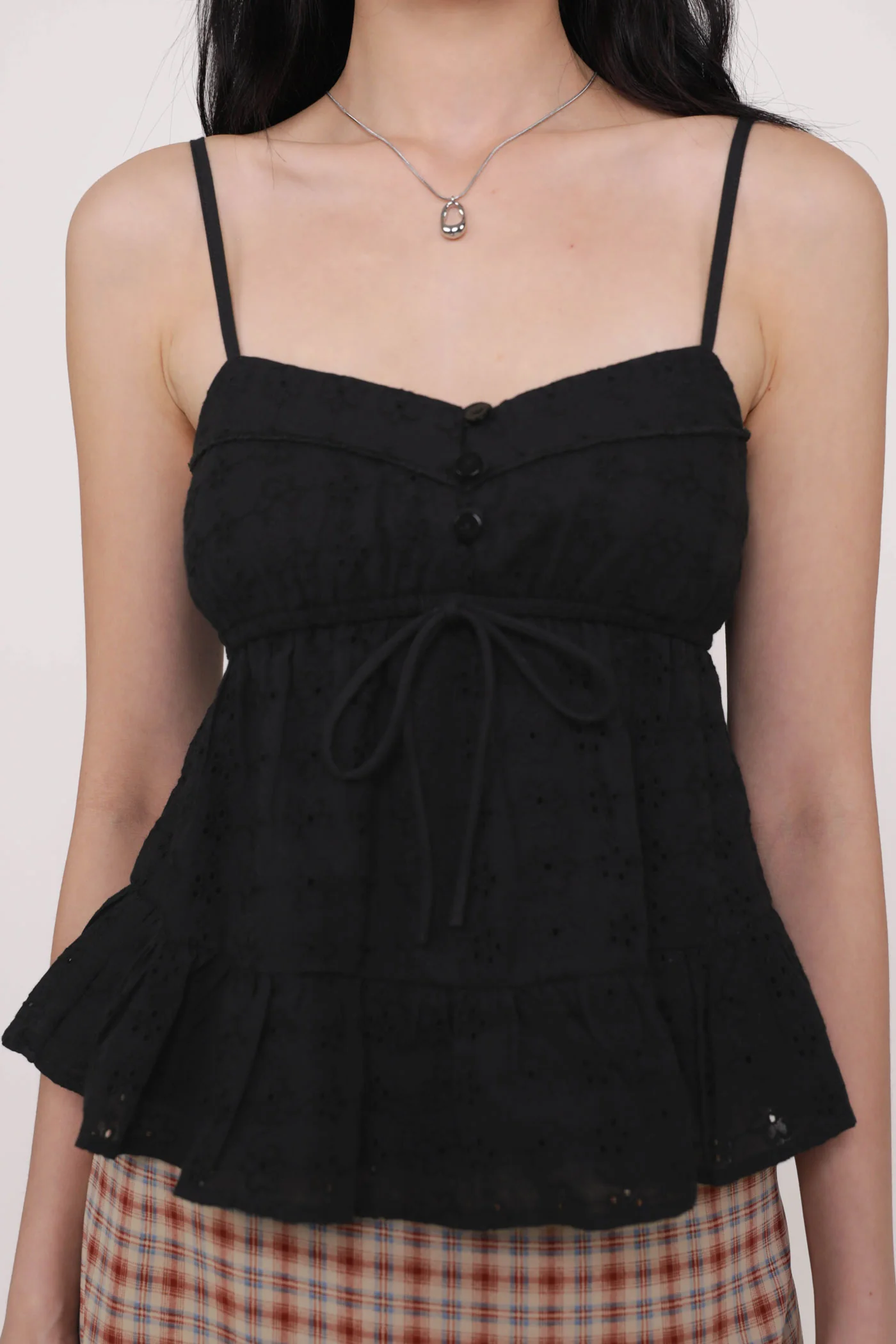 Lenora Eyelet Babydoll Top (Eyelet) - Image 22