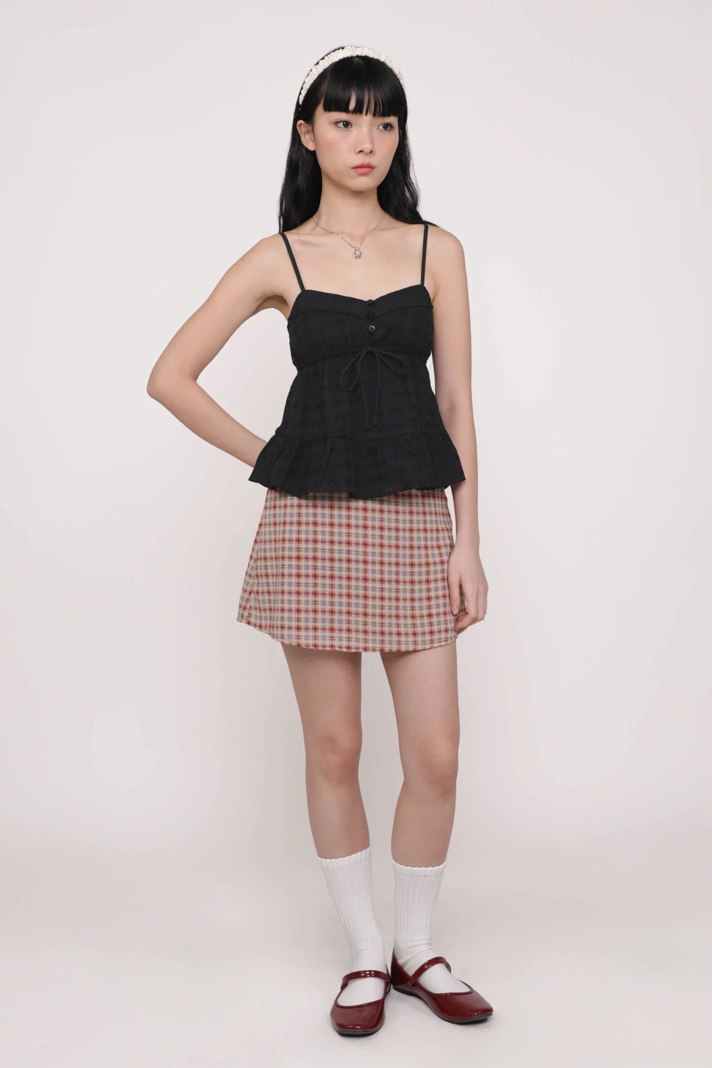 Lenora Eyelet Babydoll Top (Eyelet) - Image 24