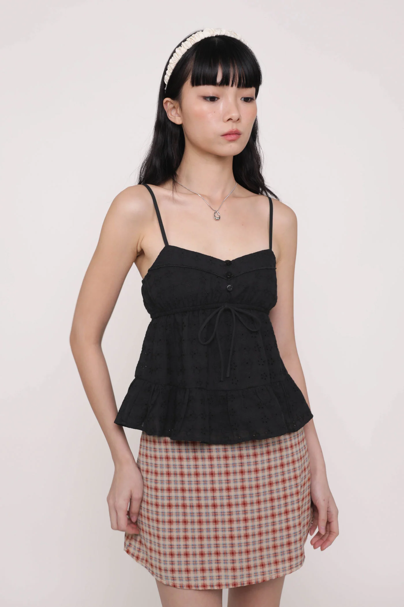 Lenora Eyelet Babydoll Top (Eyelet) - Image 7