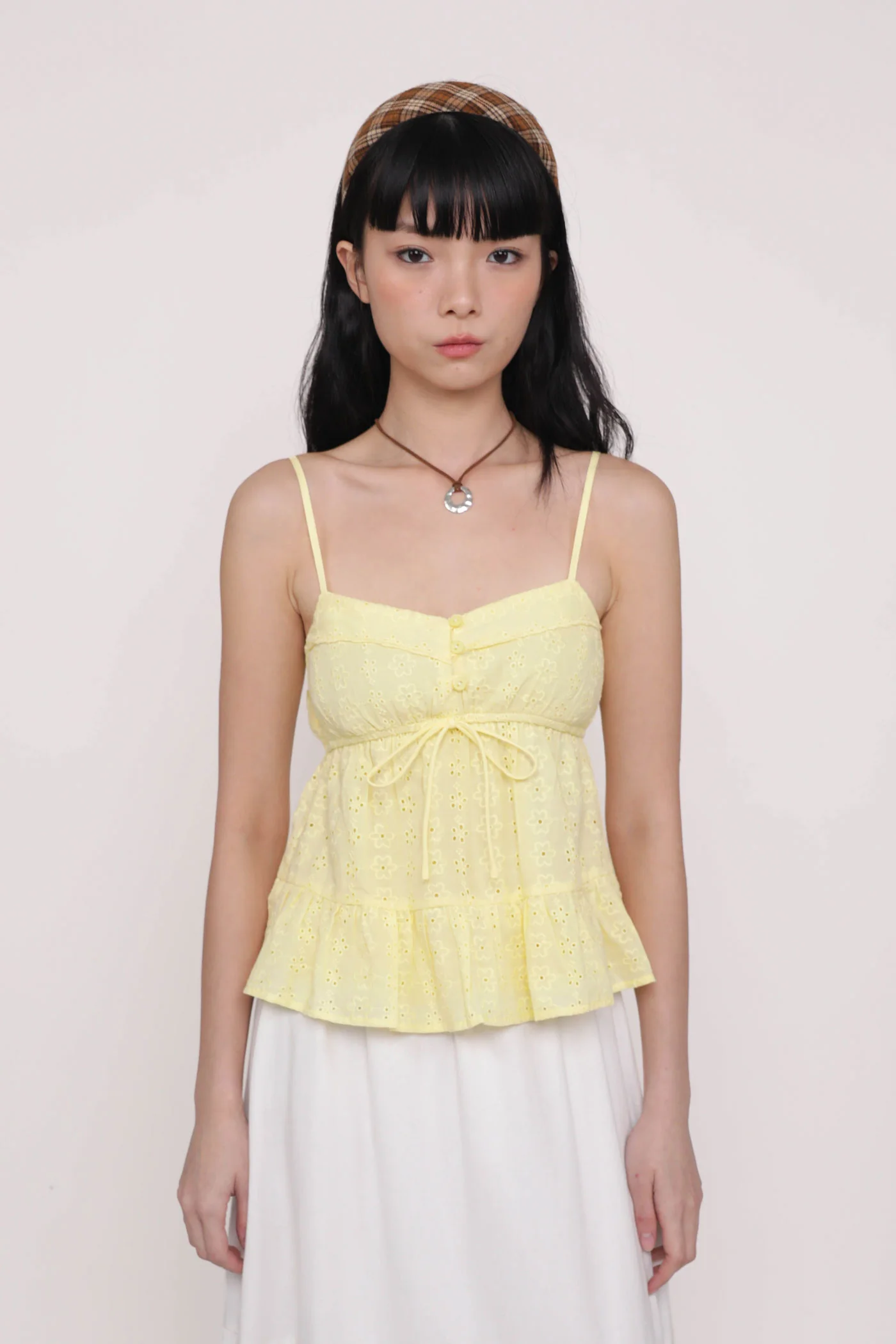 Lenora Eyelet Babydoll Top (Eyelet) - Image 8