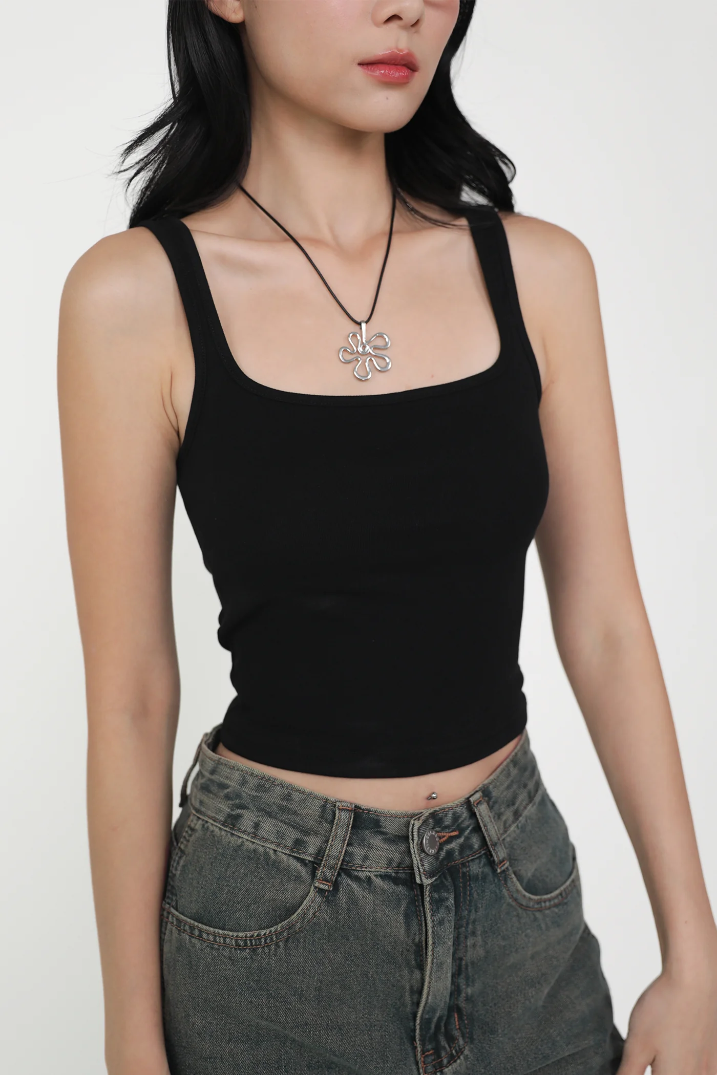 Lexy Scoop Neck Padded Top - Image 11