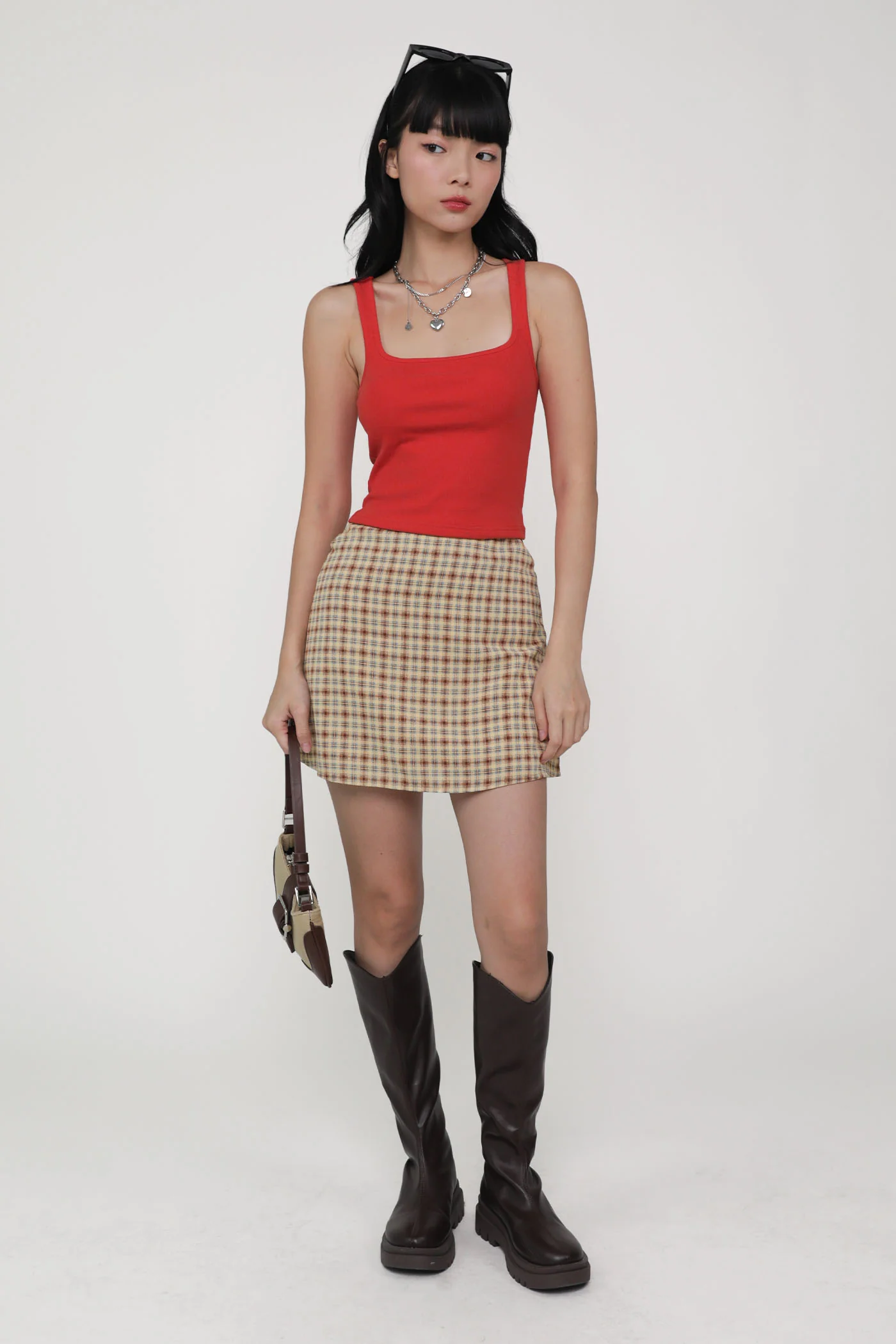 Lexy Scoop Neck Padded Top - Image 38