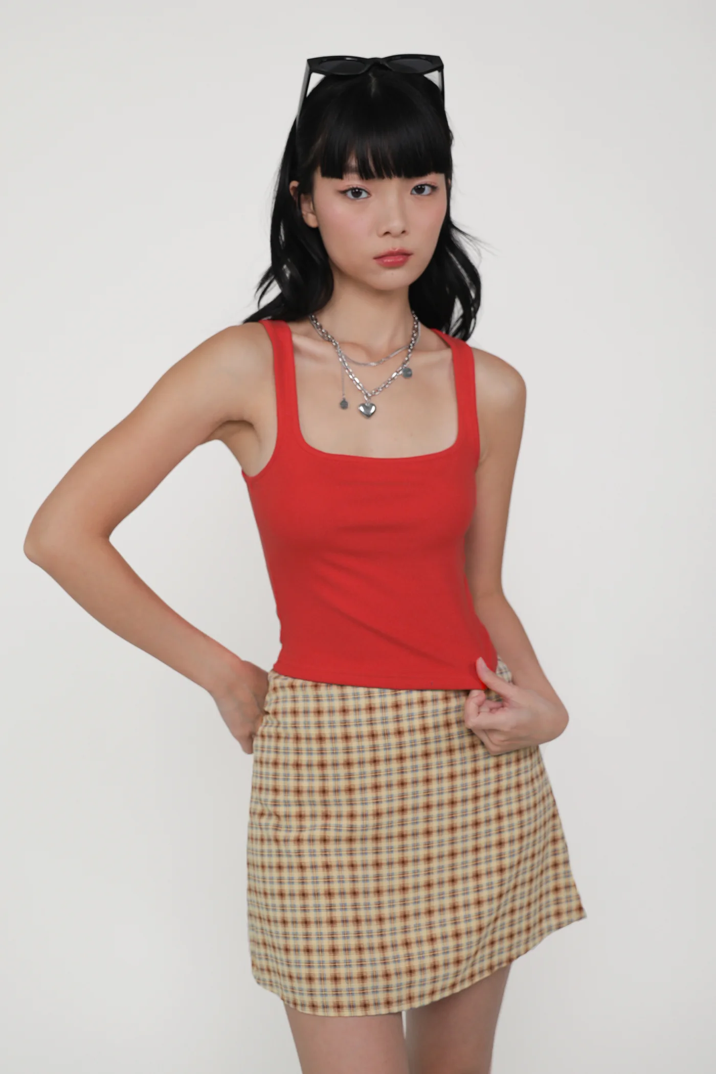 Lexy Scoop Neck Padded Top - Image 41