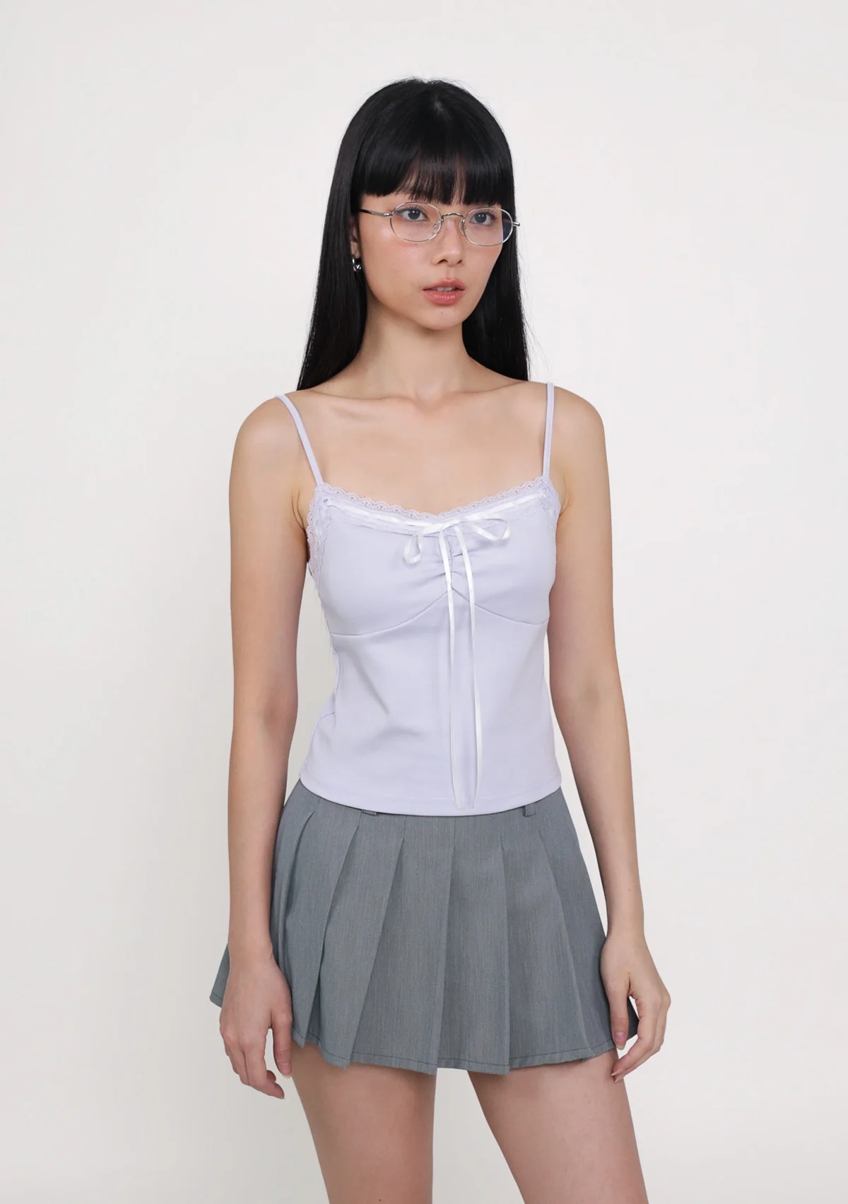 Lila Ribbon Lace Trim Padded Top - Image 14