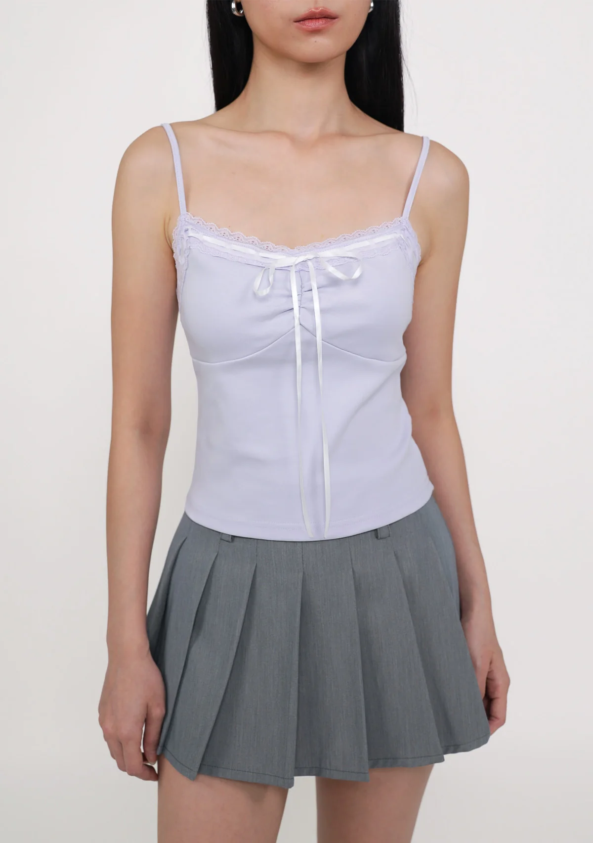 Lila Ribbon Lace Trim Padded Top - Image 15