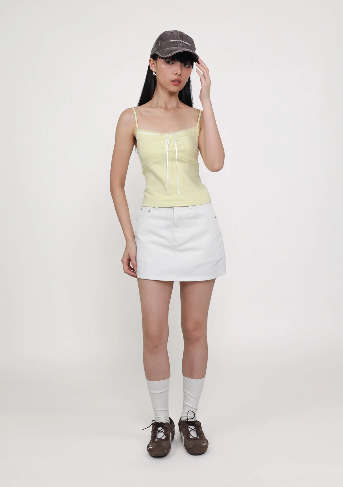 Lila Ribbon Lace Trim Padded Top - Image 17