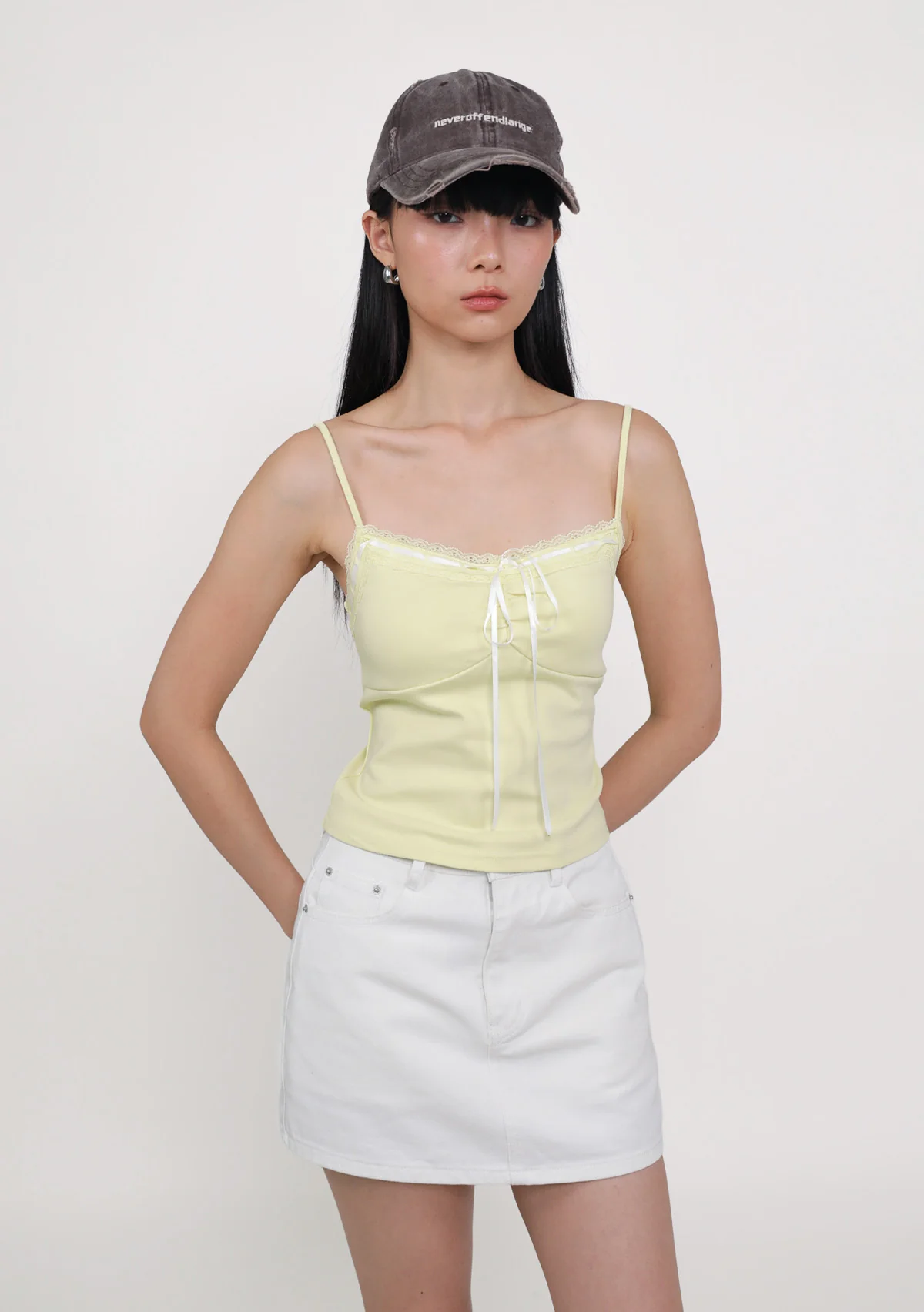 Lila Ribbon Lace Trim Padded Top - Image 18