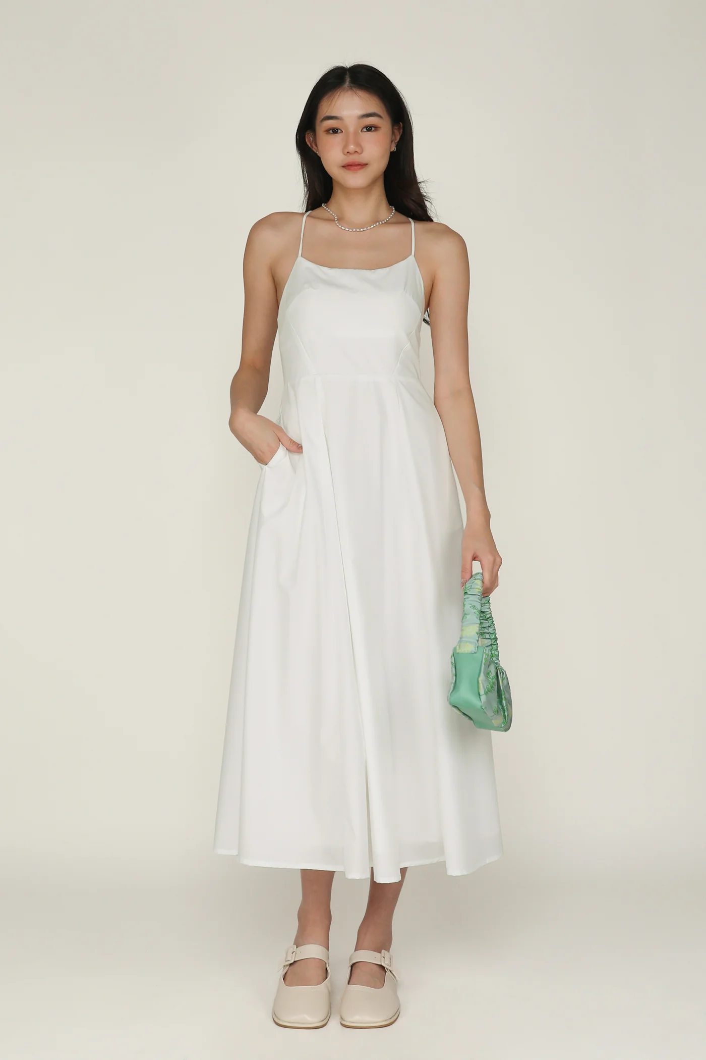 Liliana Flare Padded Maxi Dress