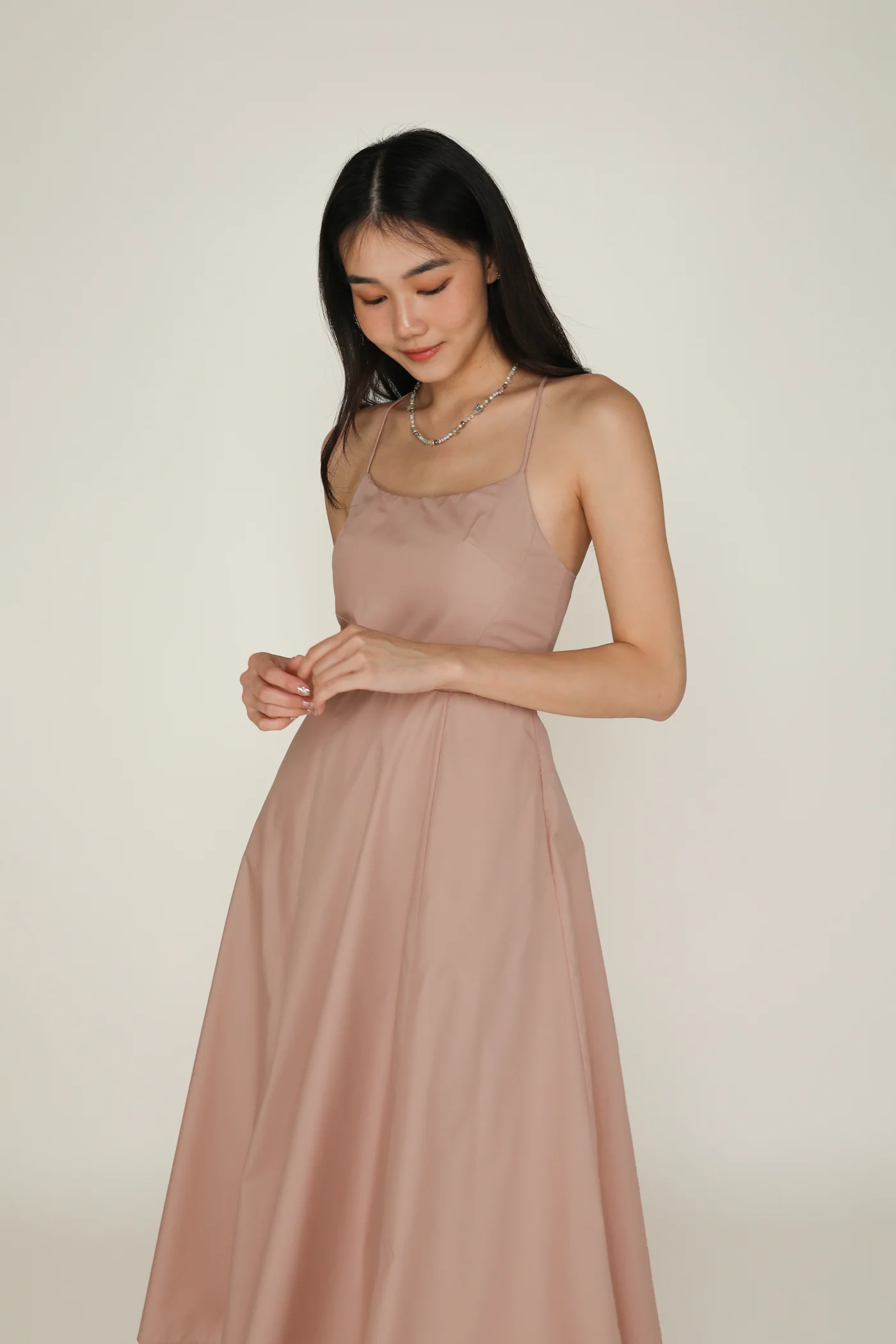 Liliana Flare Padded Maxi Dress - Image 13