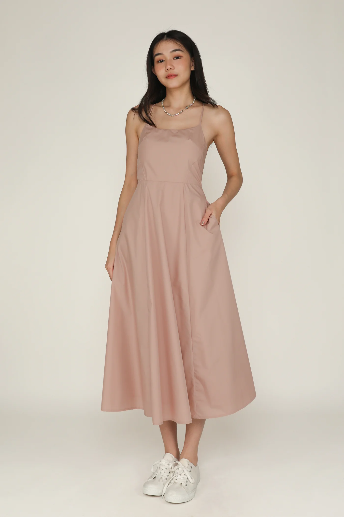 Liliana Flare Padded Maxi Dress - Image 14