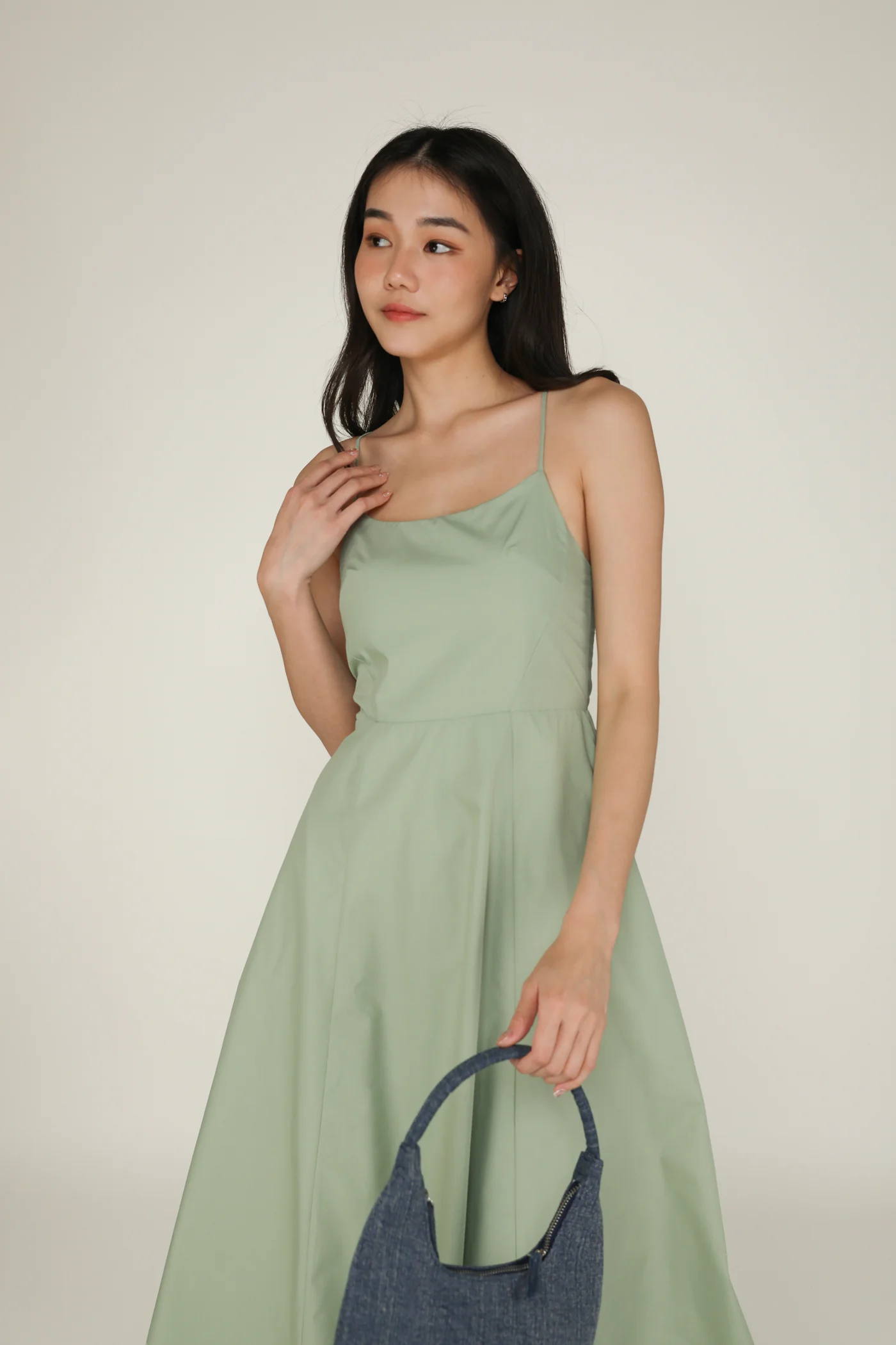 Liliana Flare Padded Maxi Dress - Image 16