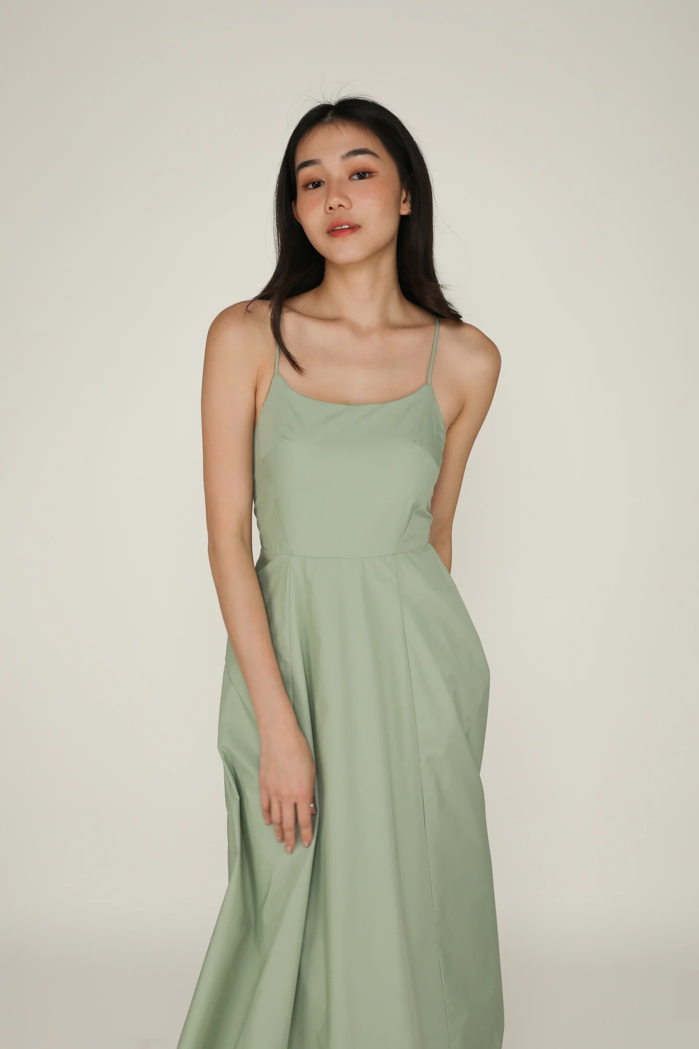 Liliana Flare Padded Maxi Dress - Image 17