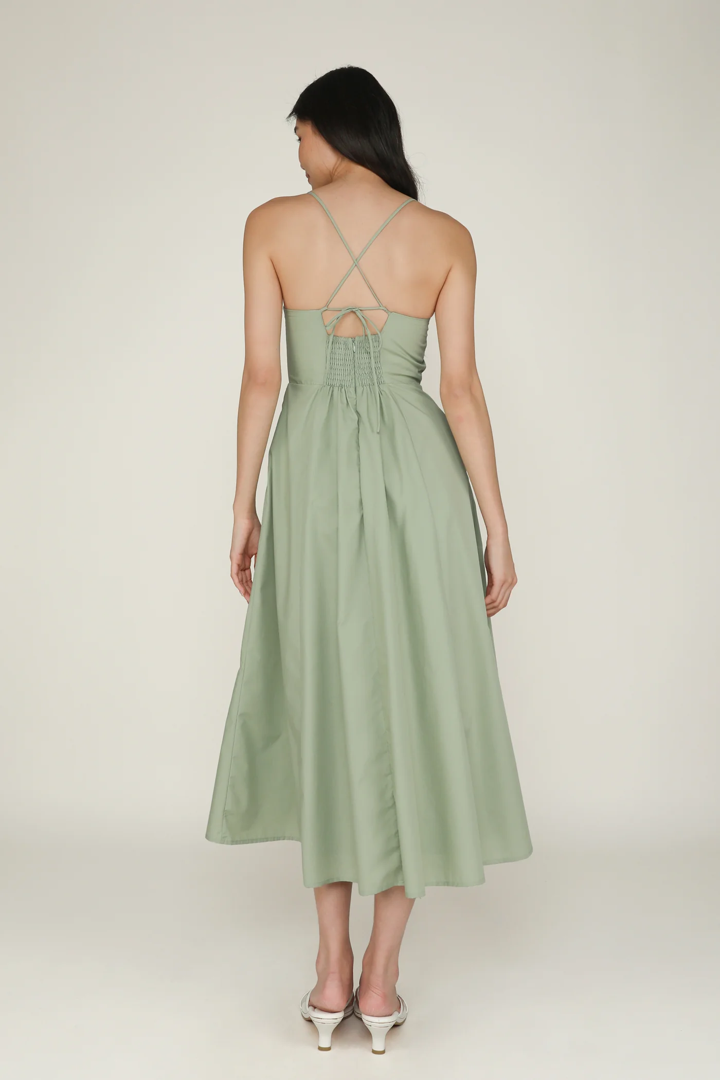 Liliana Flare Padded Maxi Dress - Image 21