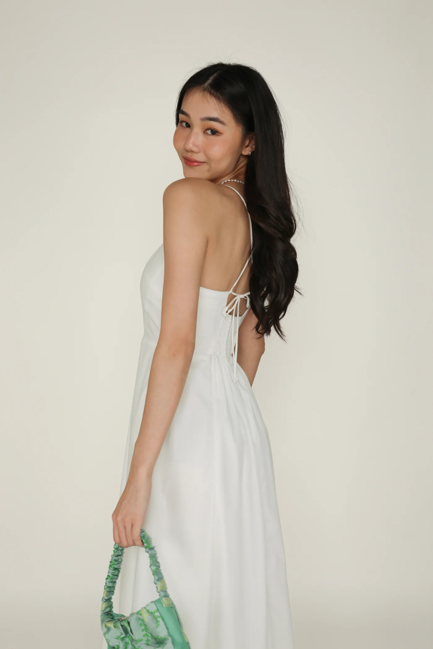 Liliana Flare Padded Maxi Dress - Image 3