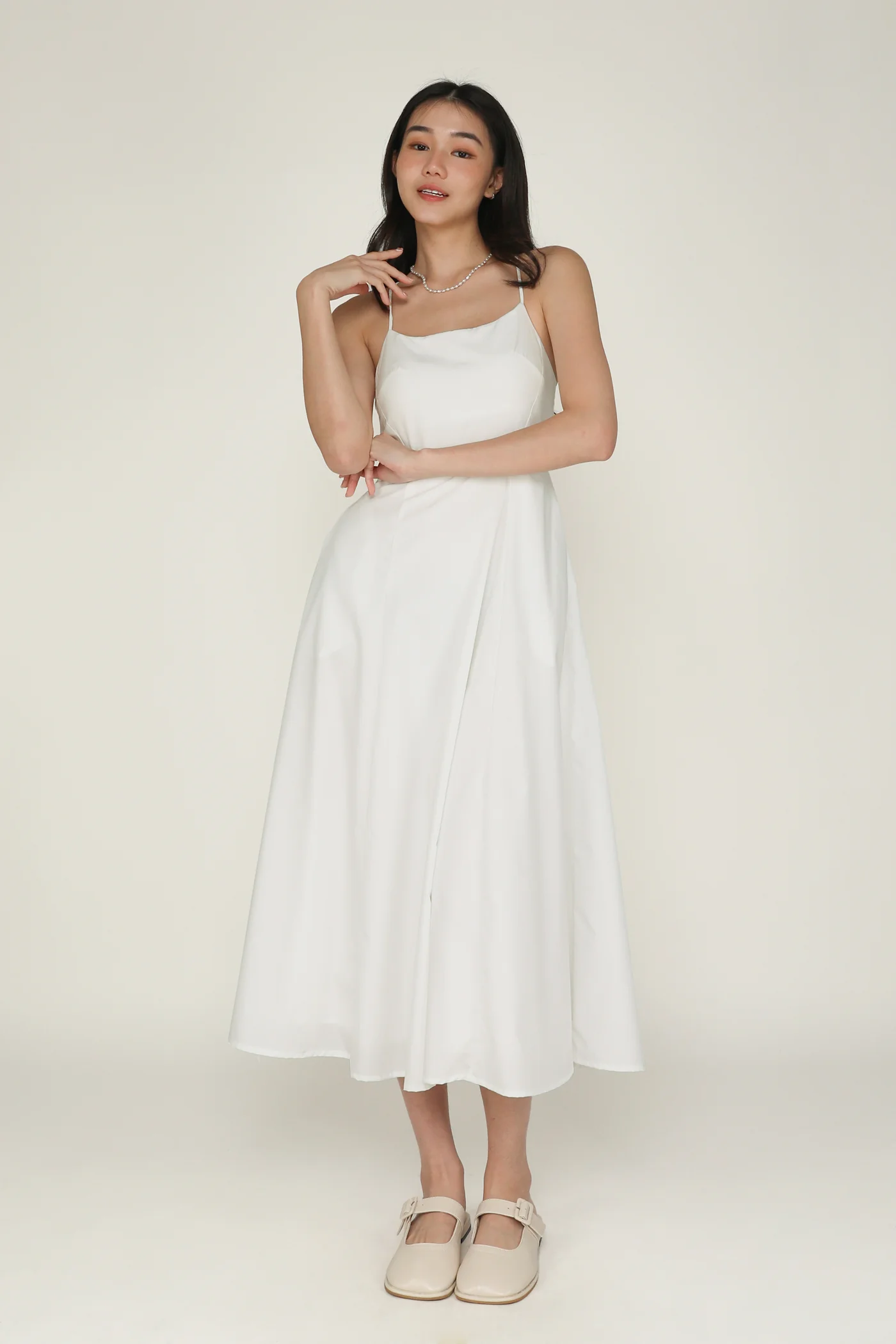 Liliana Flare Padded Maxi Dress - Image 6