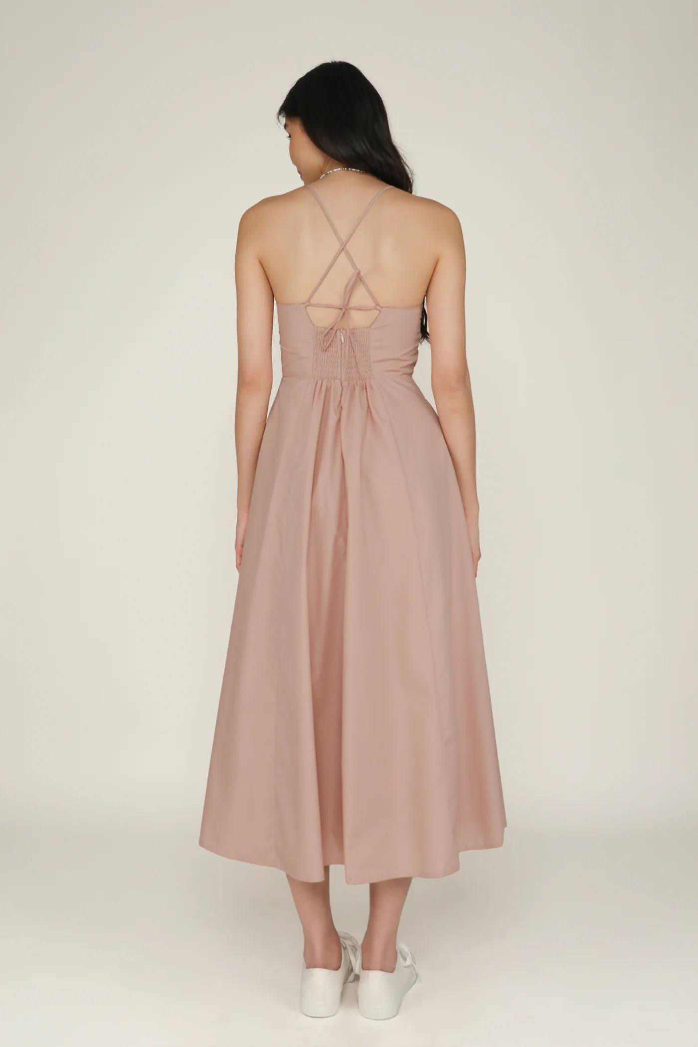 Liliana Flare Padded Maxi Dress - Image 8