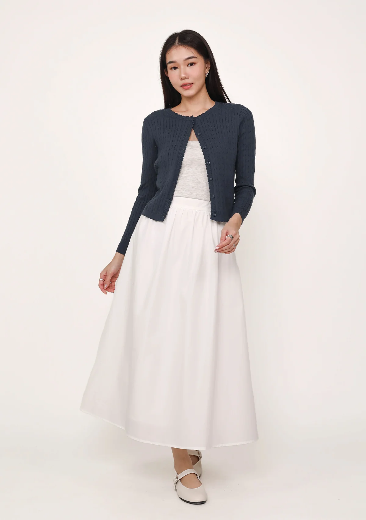 Lilo Scallop Trim Cardigan - Image 21