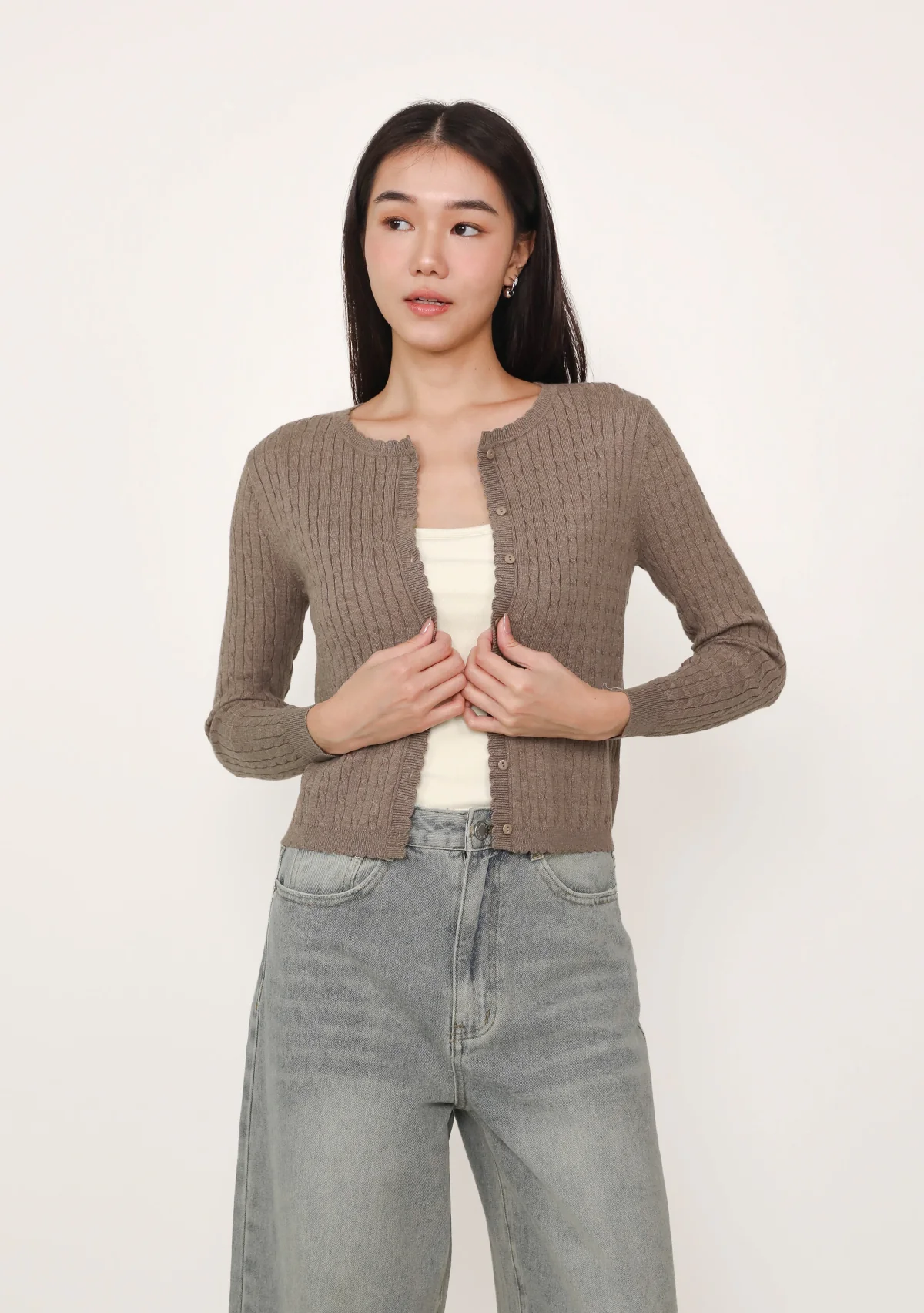 Lilo Scallop Trim Cardigan - Image 22